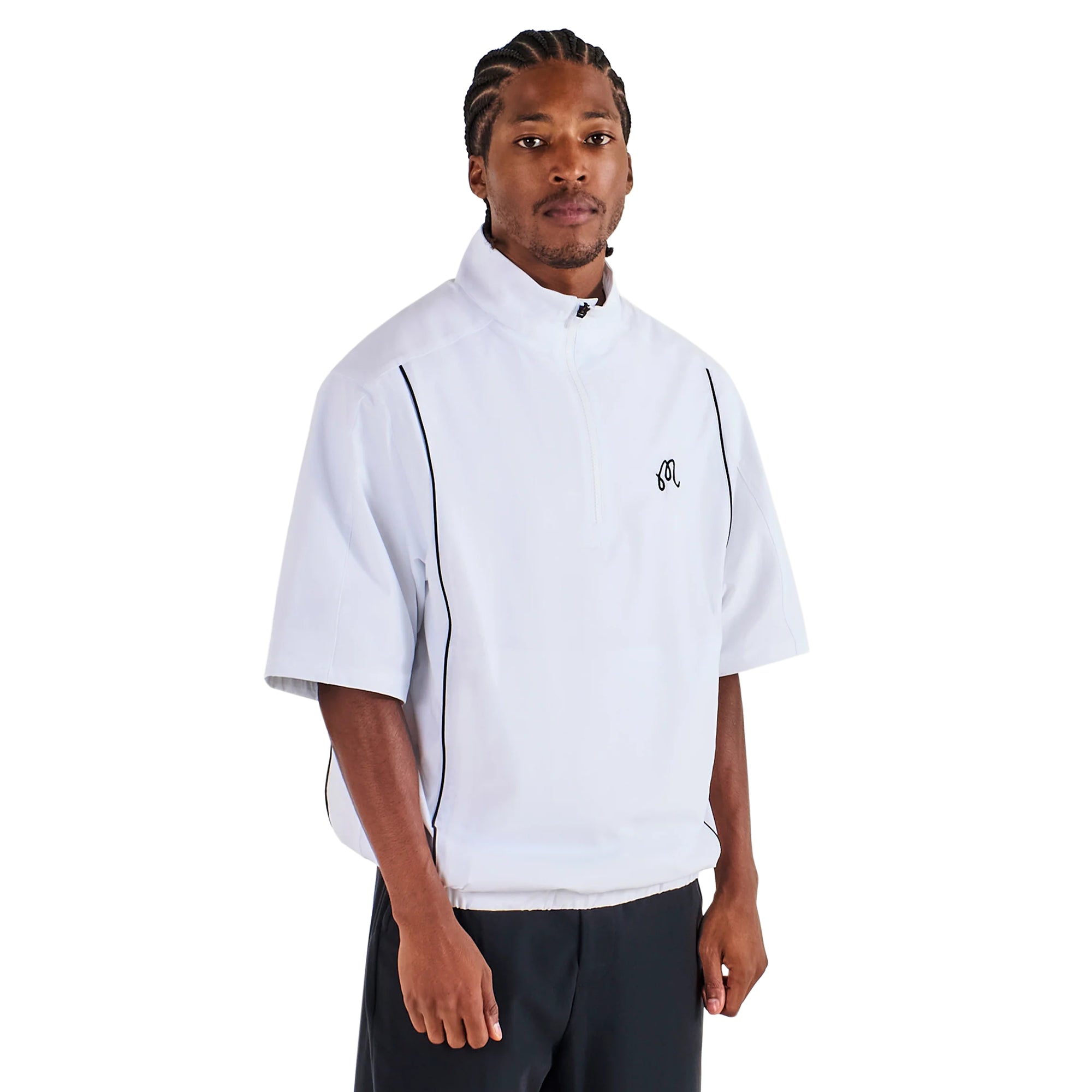 Malbon Links Windshirt - White - M-9574-WHT | Function18