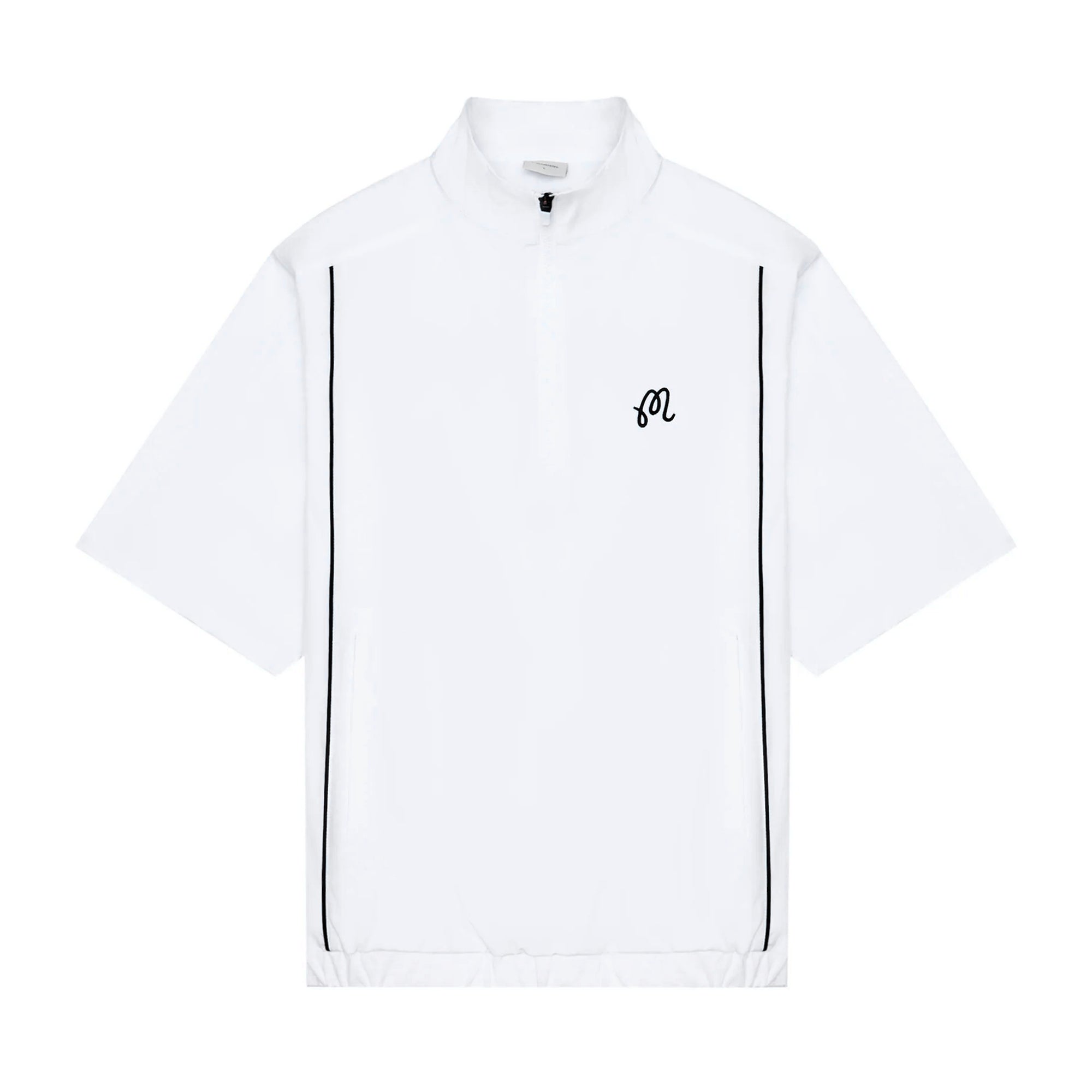 Malbon Links Windshirt - White - M-9574-WHT | Function18