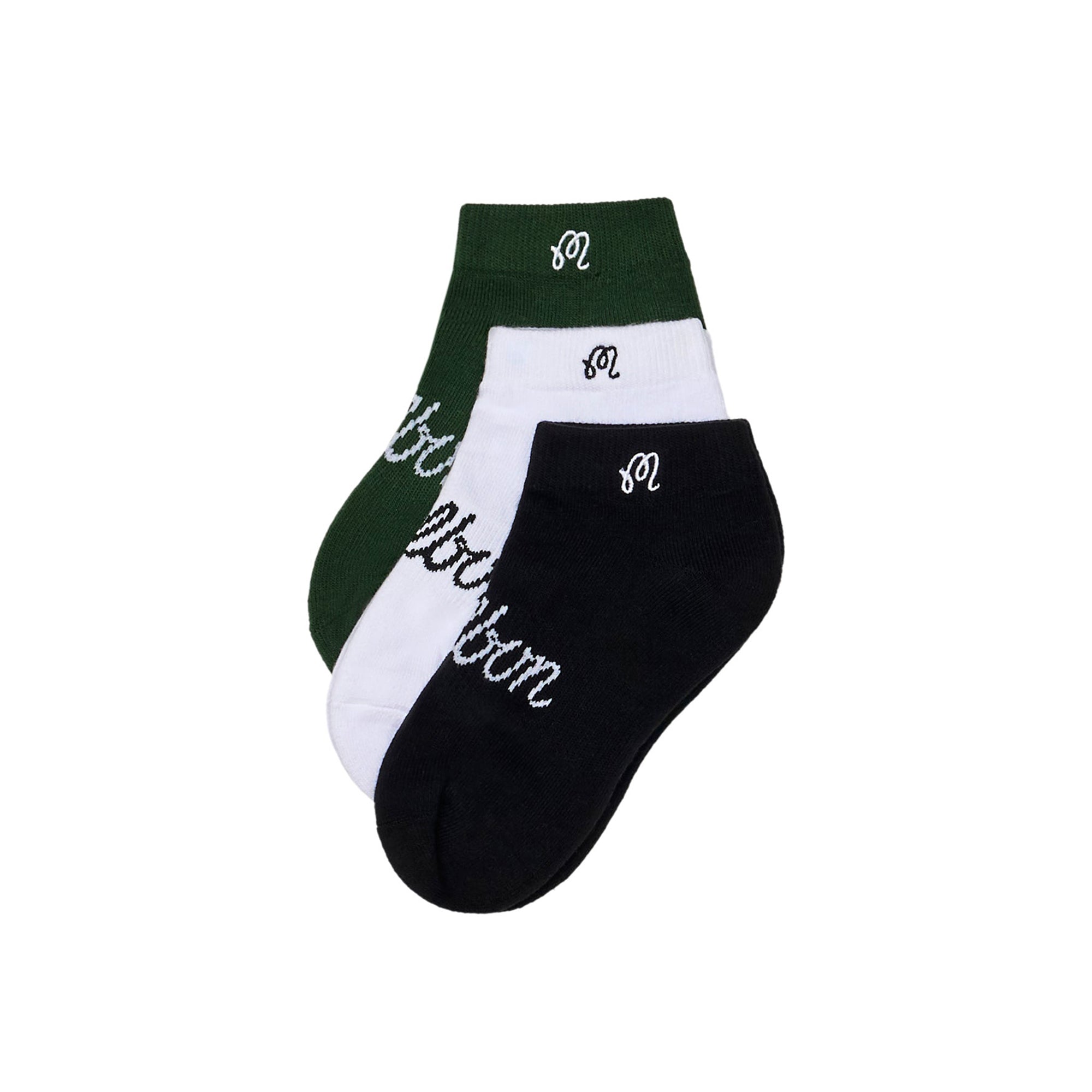 Malbon Icons M Quarter Socks - 3 Pack