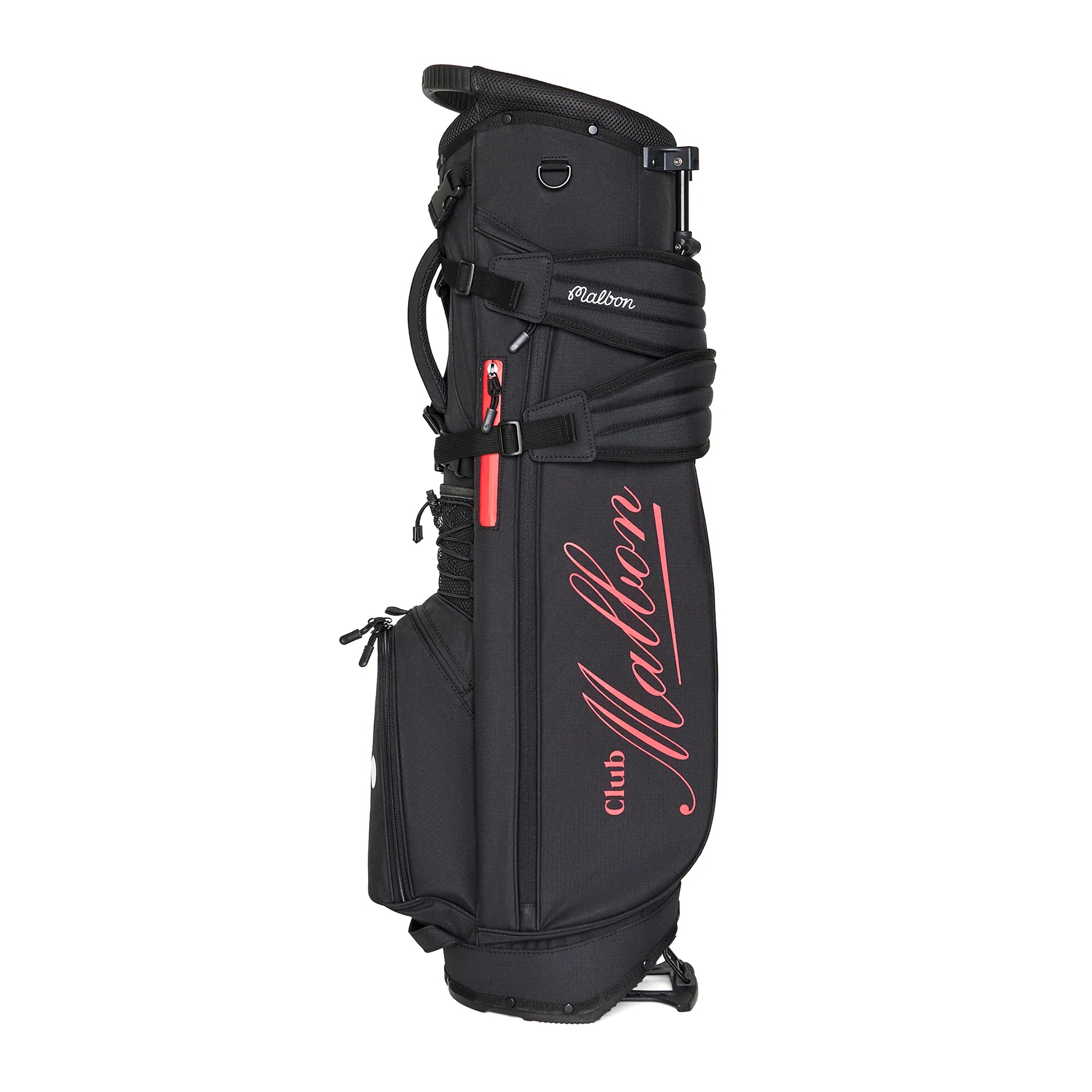 Malbon Members Walking Stand Golf Bag - Black - M-9608-BLK