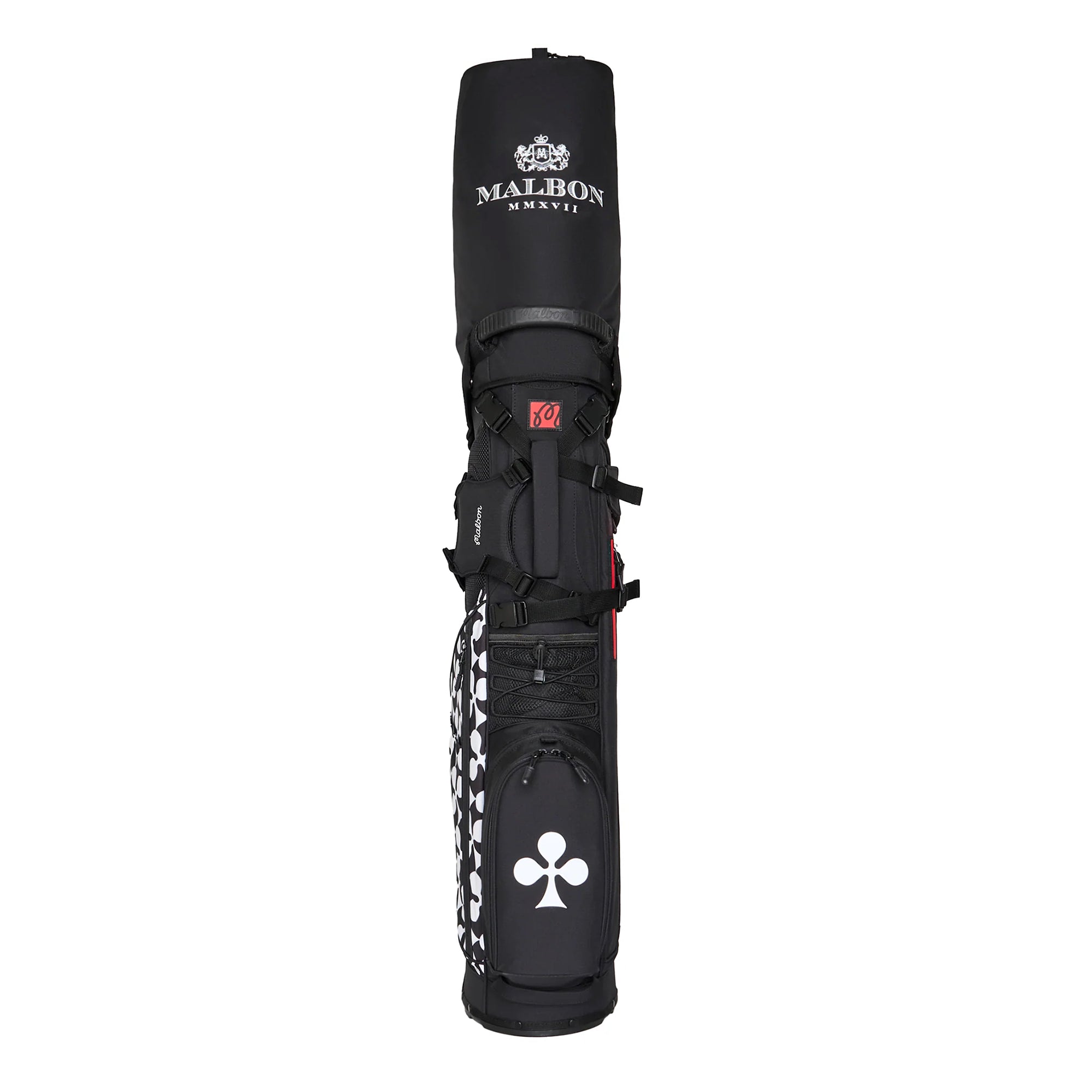 Malbon Members Walking Stand Golf Bag - Black - M-9608-BLK