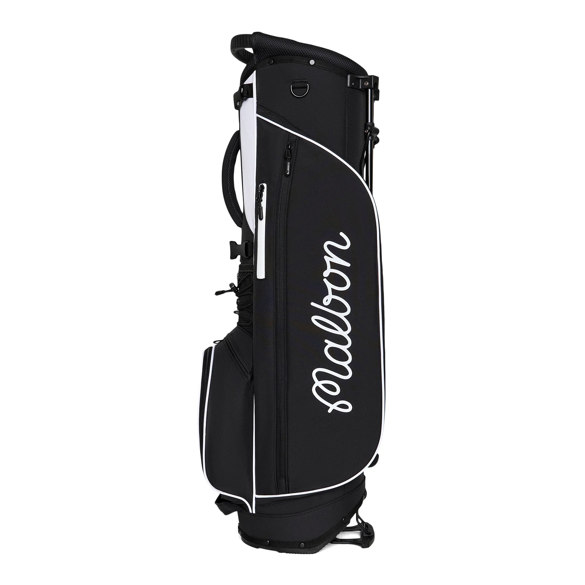 Malbon Walking Stand Golf Bag - Black - M-9430-BLK - Function18