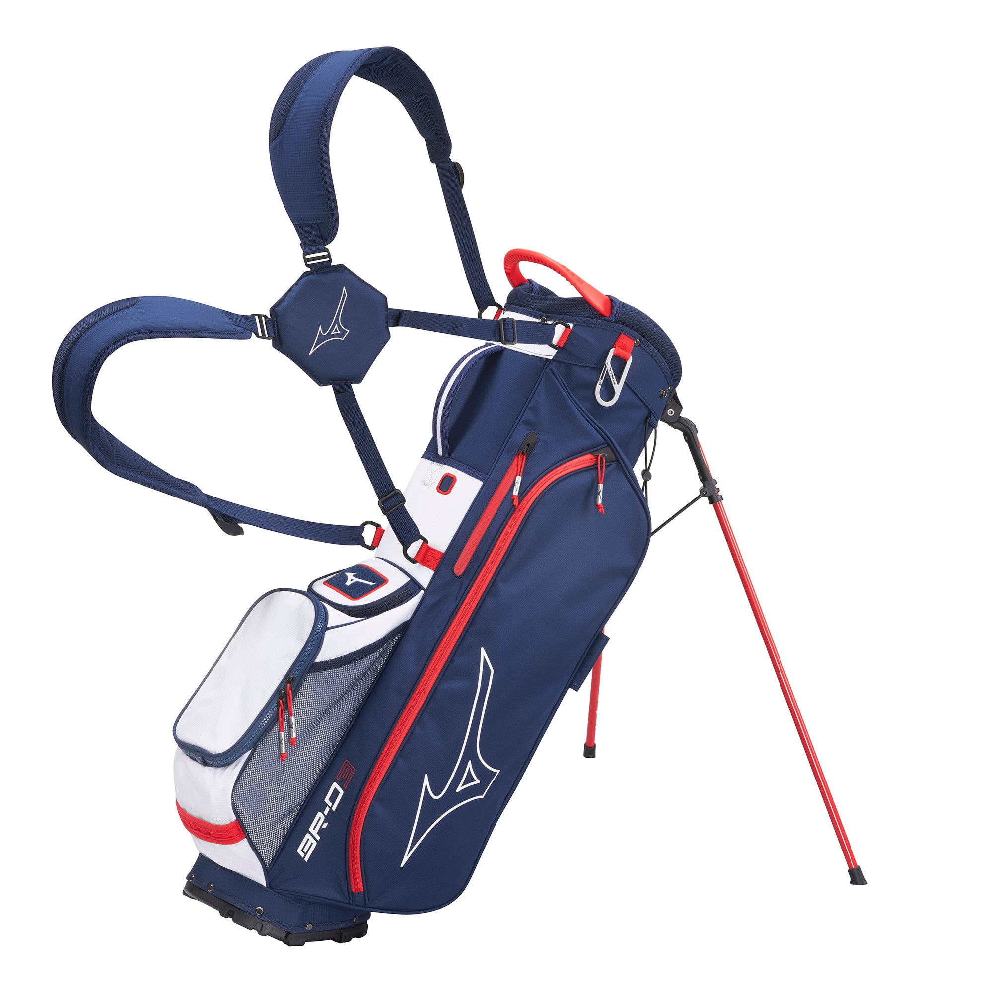 Mizuno Golf BR-D3 Stand Bag - Black Camo/Copper 91 - BRD3S23-91