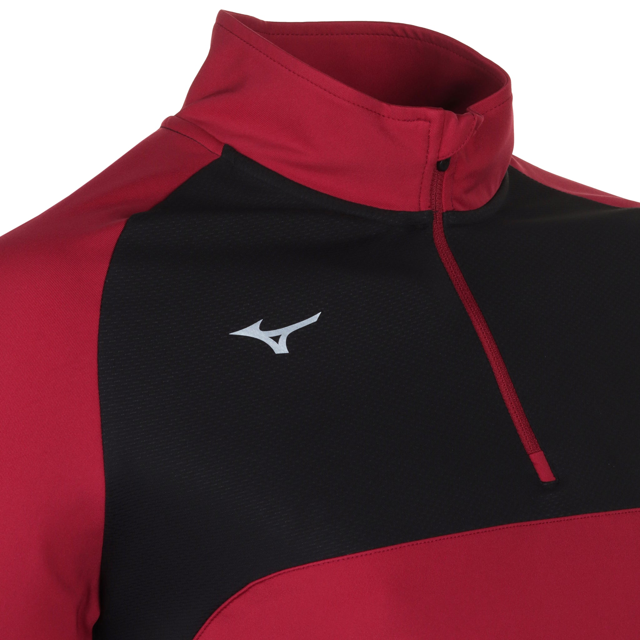 Mizuno Golf Contrast 1/4 Zip Burgundy 66