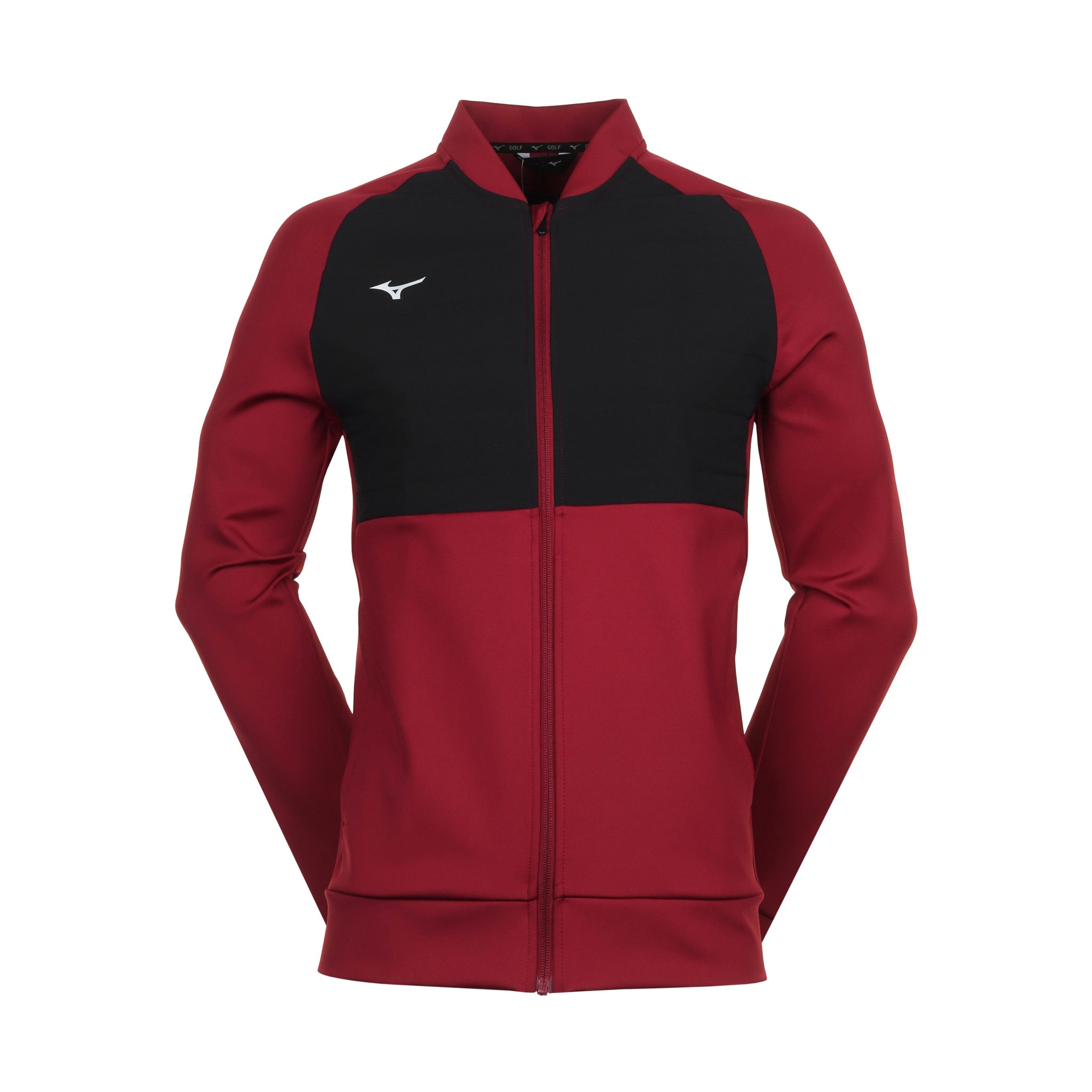 Mizuno Golf Hybrid Bomber Jacket Burgundy 66