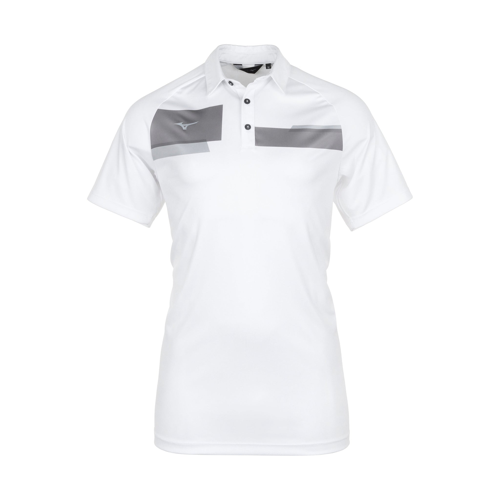 Mizuno Golf Interlock Polo Shirt White 01