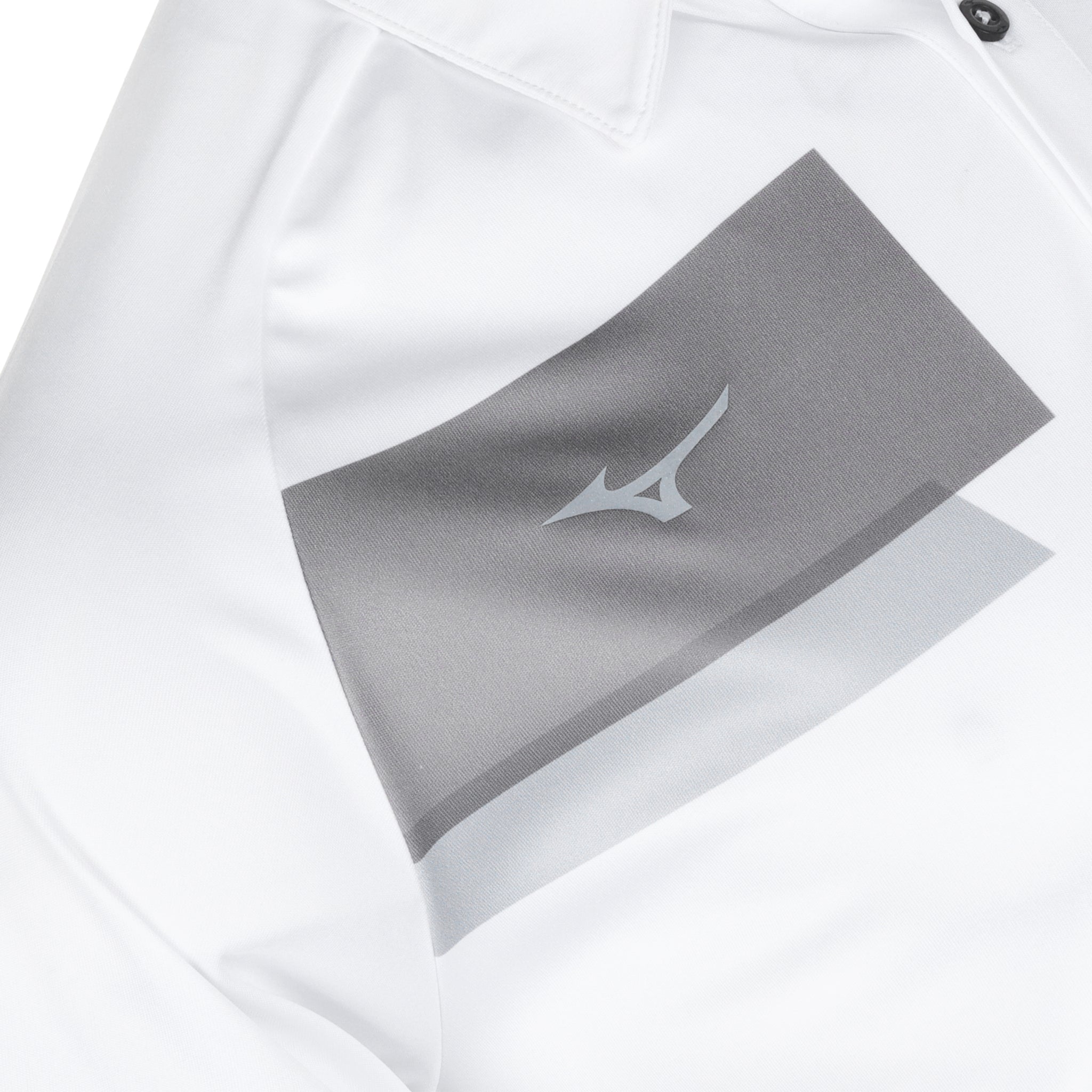 Mizuno Golf Interlock Polo Shirt White 01