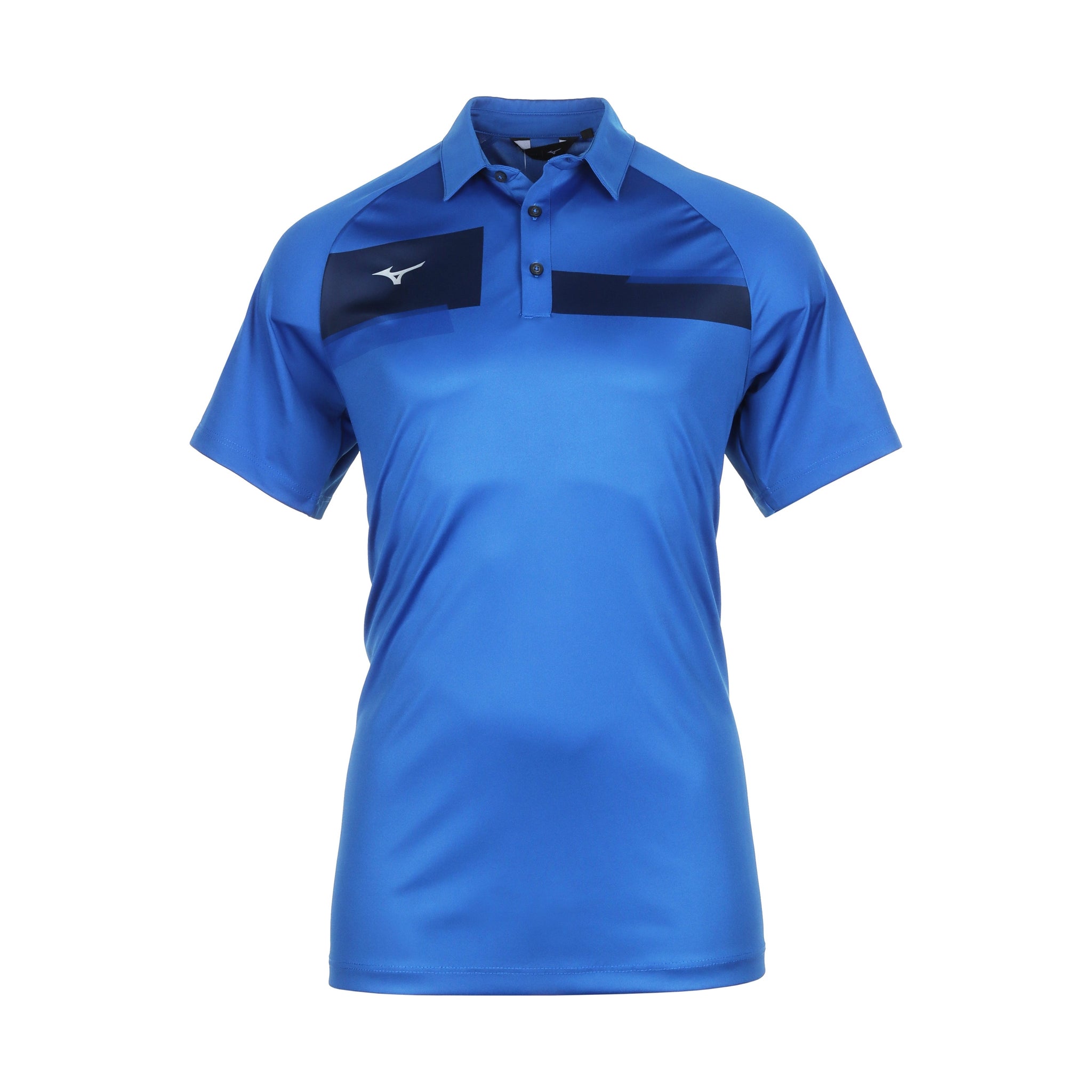 Mizuno Golf Interlock Polo Shirt Blue 22