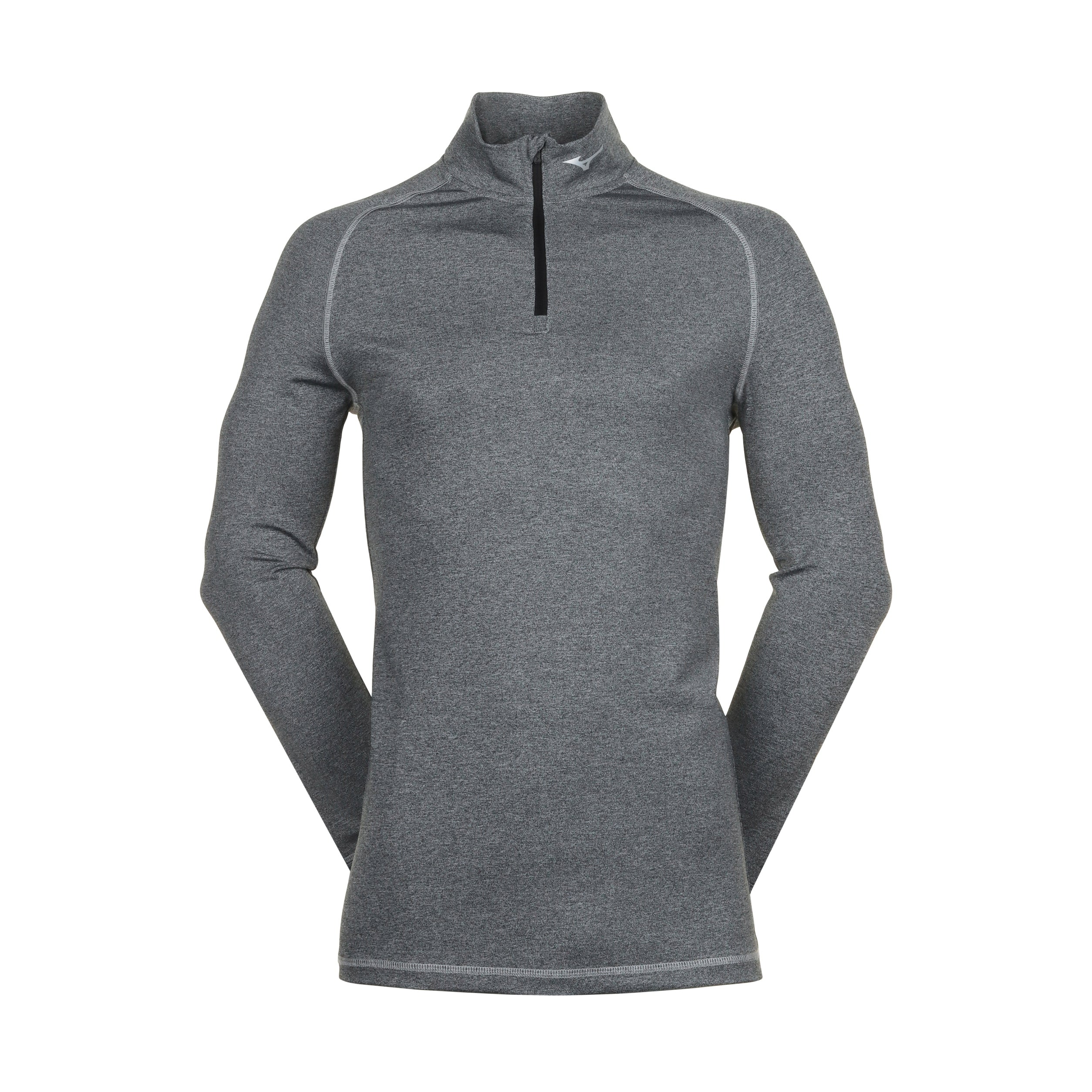 Mizuno Golf Melange 1/4 Zip - Charcoal 16 - 52GCB006-16