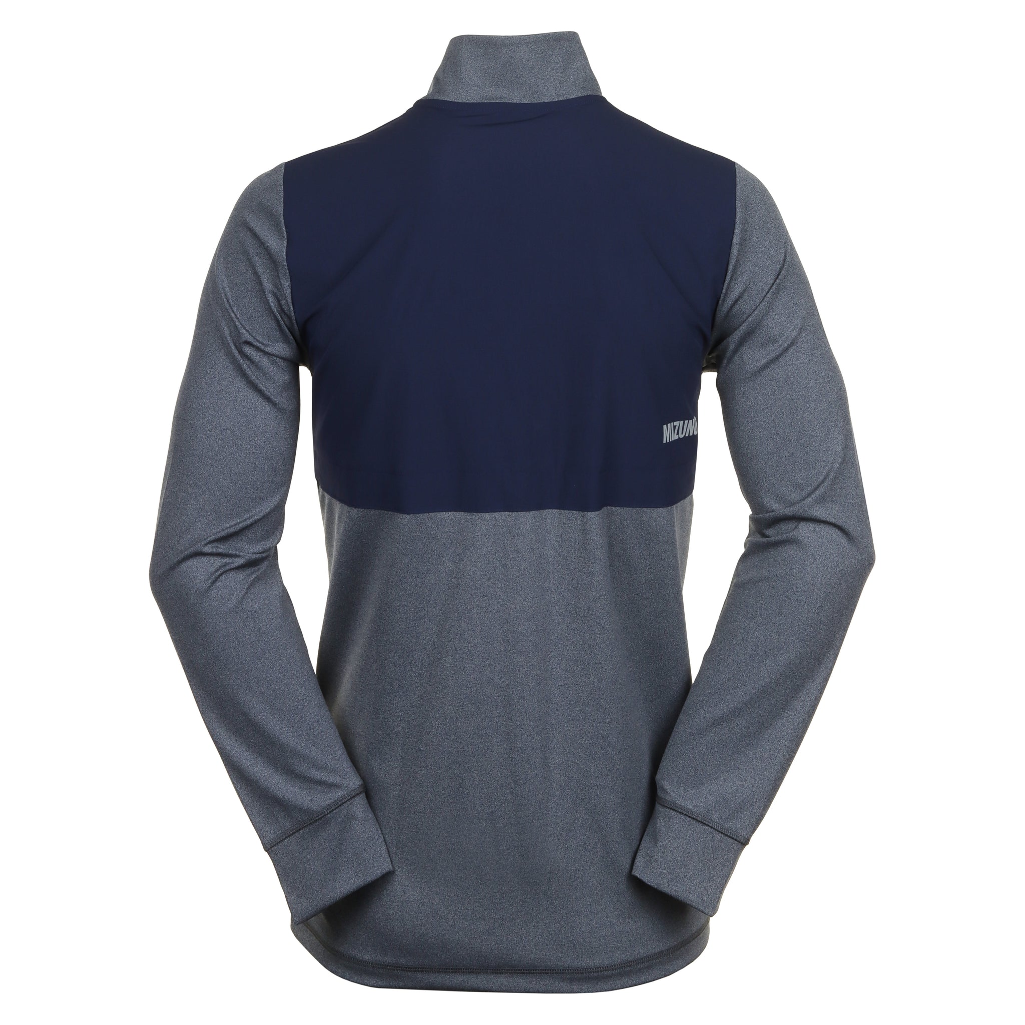 Mizuno Golf Melange Reflect 1/4 Zip Navy 14