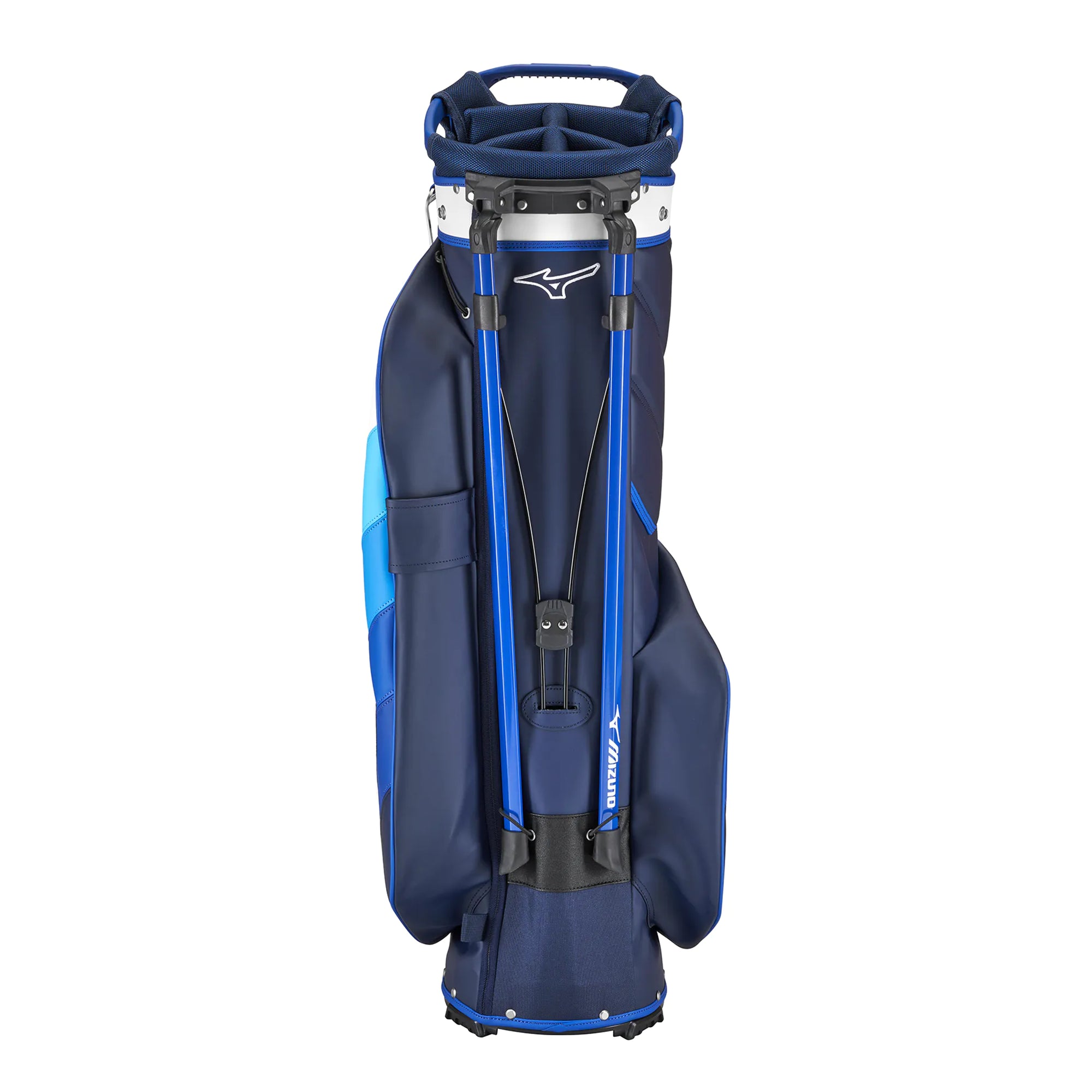 Mizuno Golf Tour Stand Bag 25 - White/Blue 01 - BTOURSTD25-01