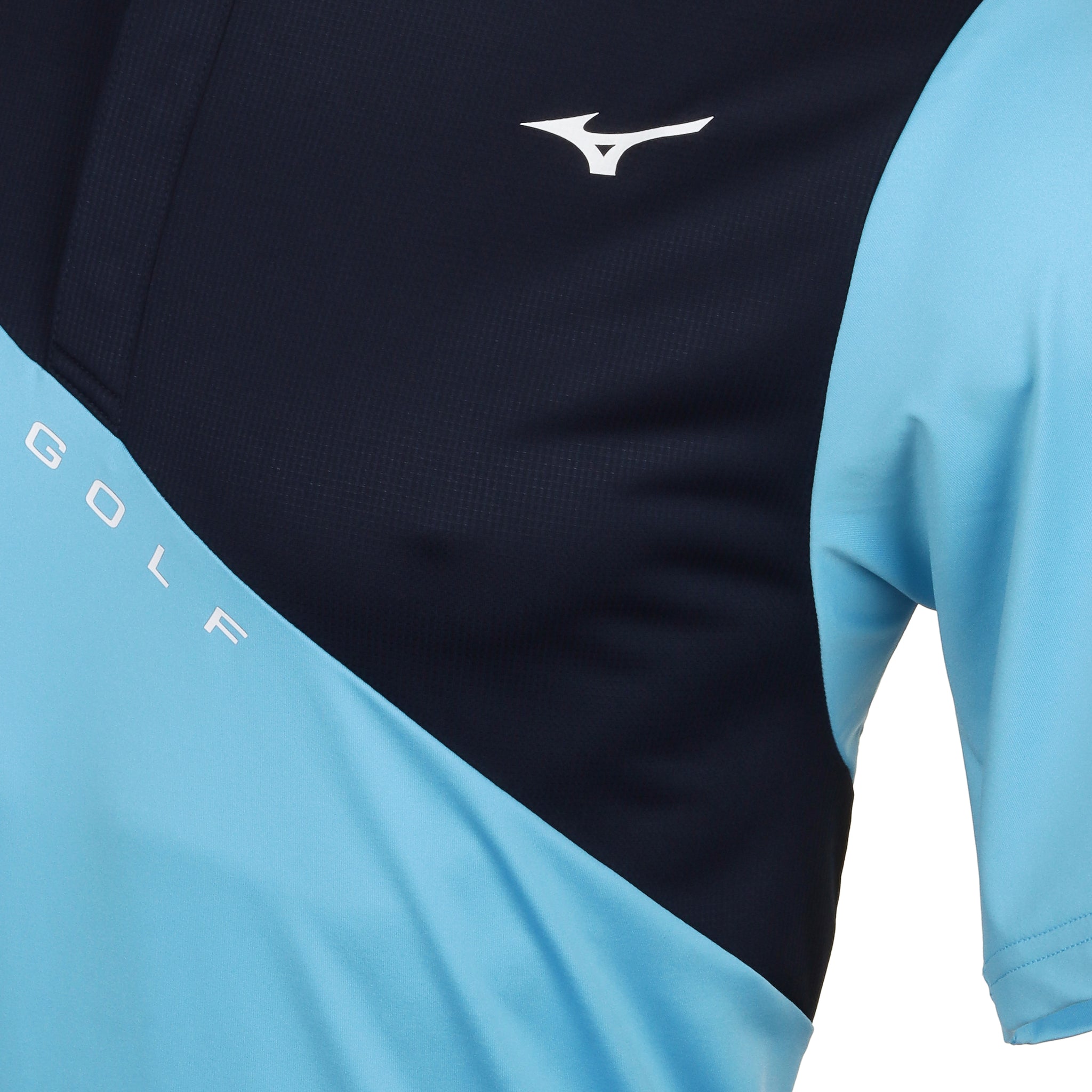 Mizuno Golf Trace Polo Shirt Air Blue 28
