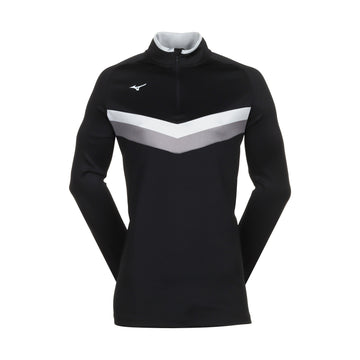 Mizuno Golf V Stripe 1/4 Zip Black 09