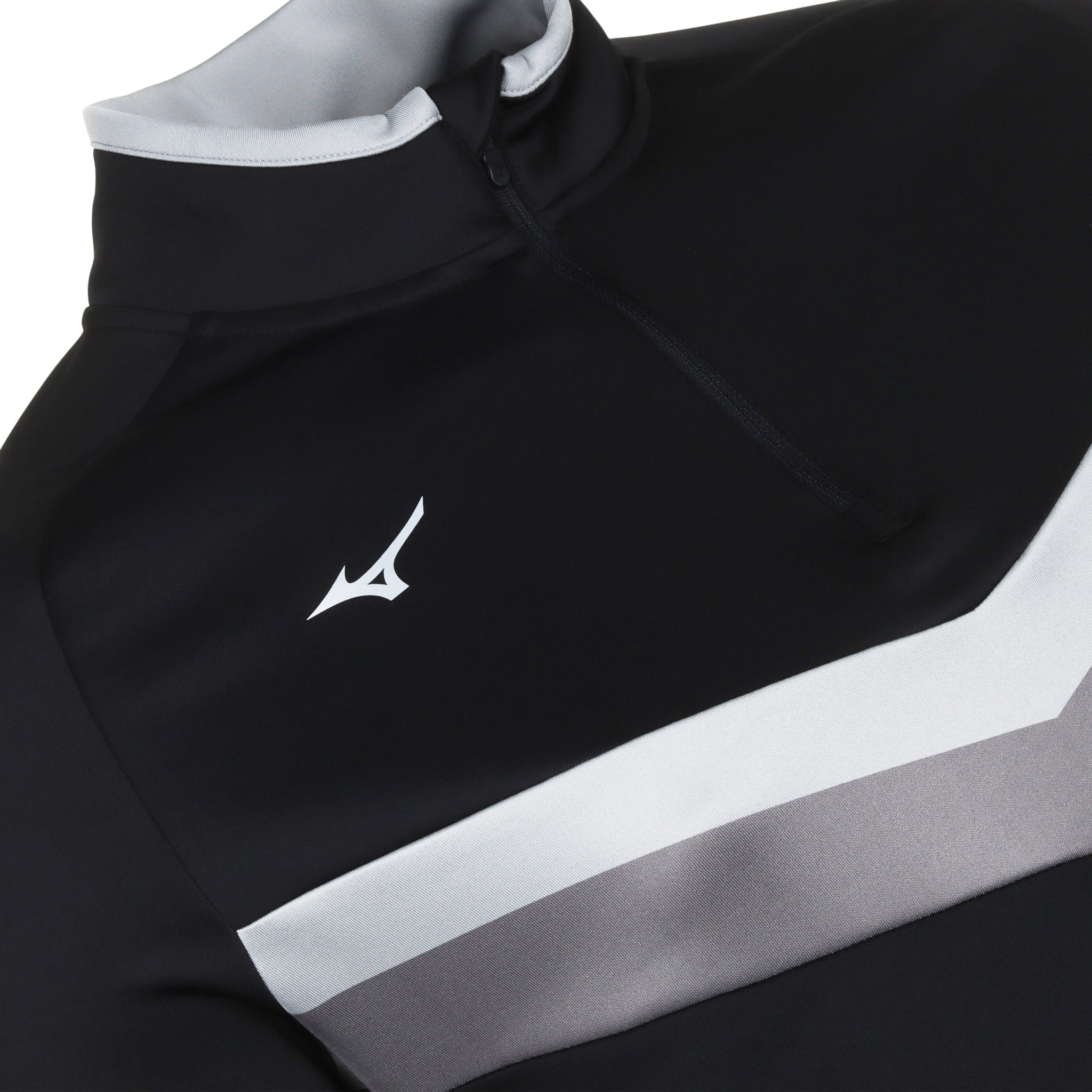 Mizuno Golf V Stripe 1/4 Zip Black 09
