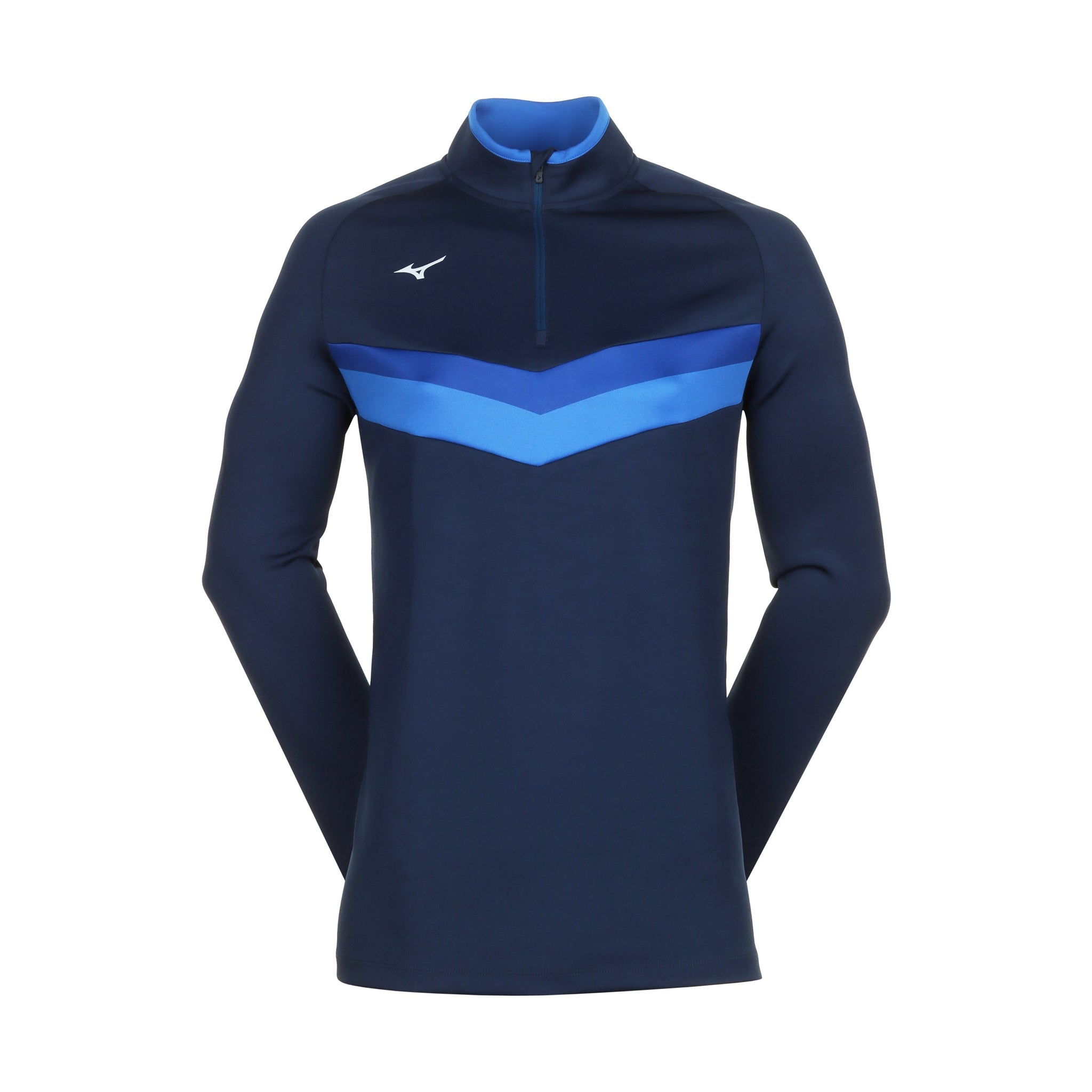 Mizuno Golf V Stripe 1/4 Zip Navy 14