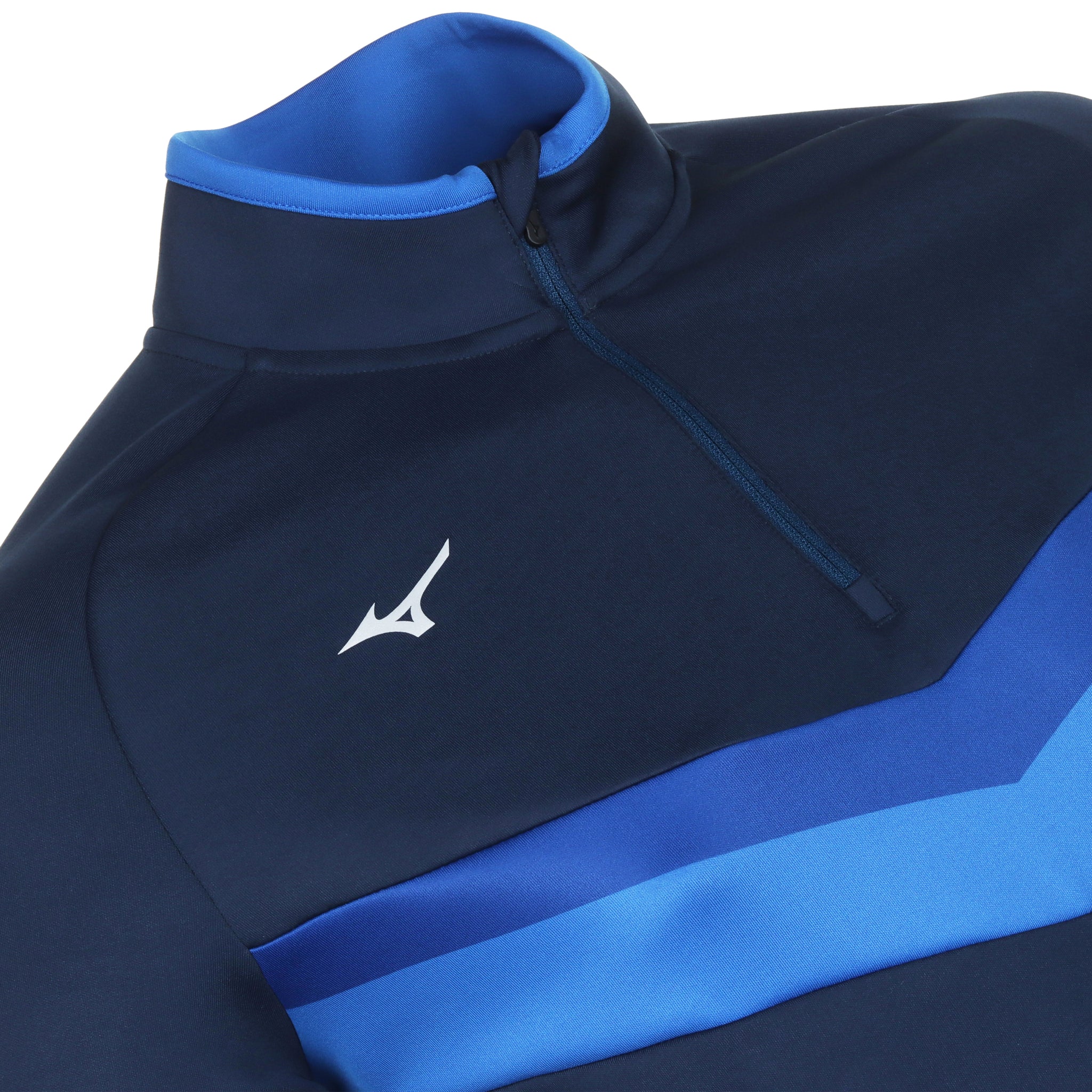 Mizuno Golf V Stripe 1/4 Zip Navy 14