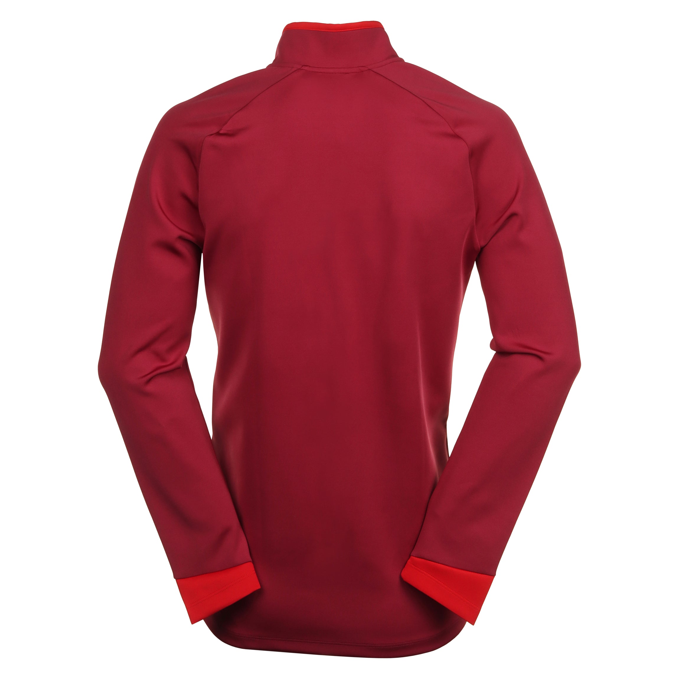 Mizuno Golf V Stripe 1/4 Zip - Burgundy 66 - 52GCB009-66