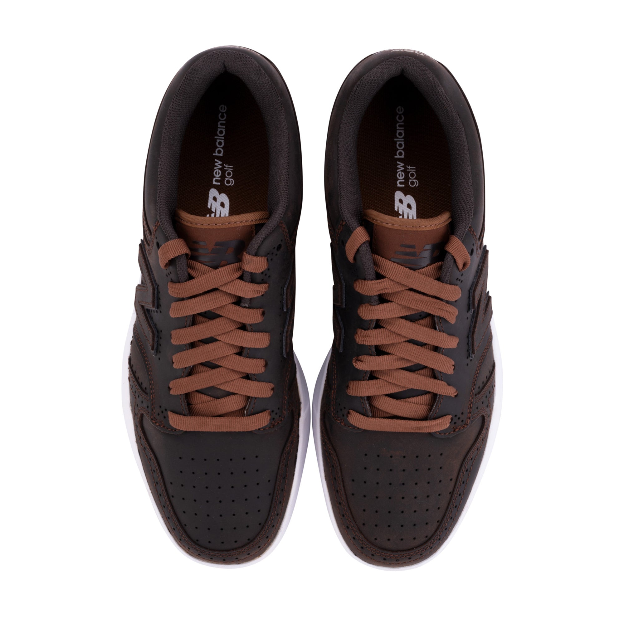 New Balance 480 SL Golf Shoes Brown Leather