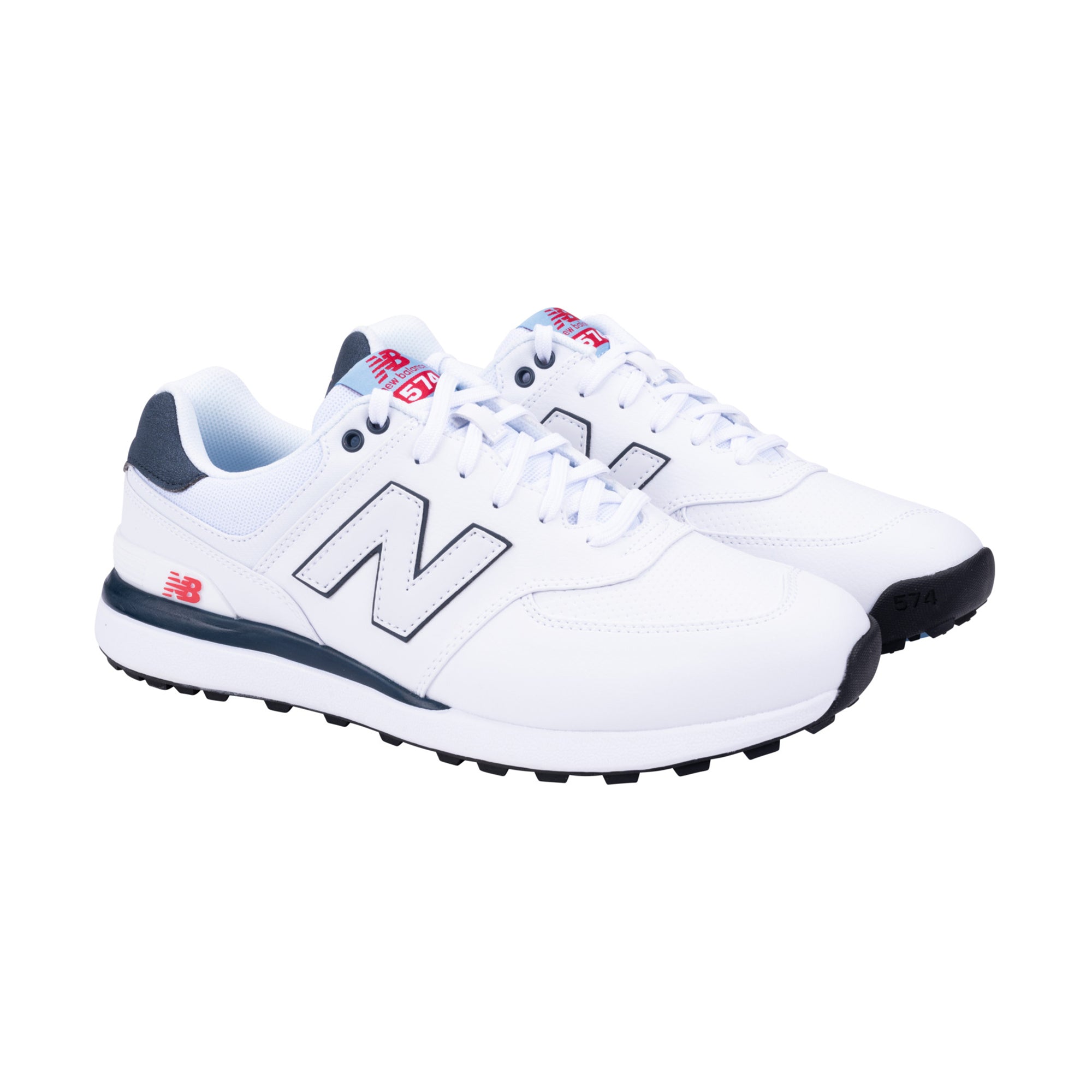 New Balance 574 Greens V2 Golf Shoes White/Blue