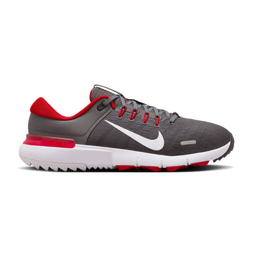 Nike Free Golf Shoes Iron Grey/Uni Red/Grey/White 002