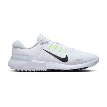 Nike Free Golf Shoes White/Black/Platinum/Grey 101