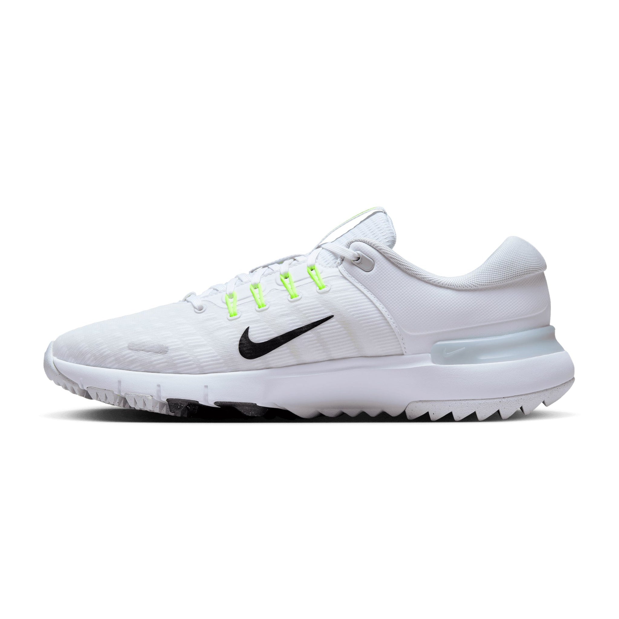 Nike Free Golf Shoes White/Black/Platinum/Grey 101