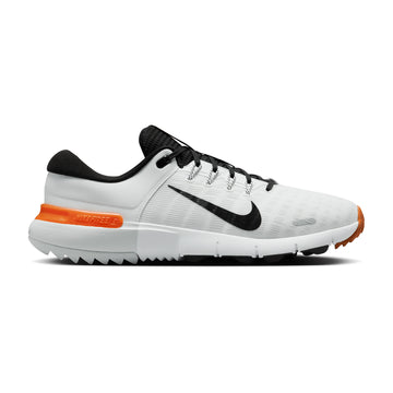 Nike Free Golf Shoes White/Black/Orange 103