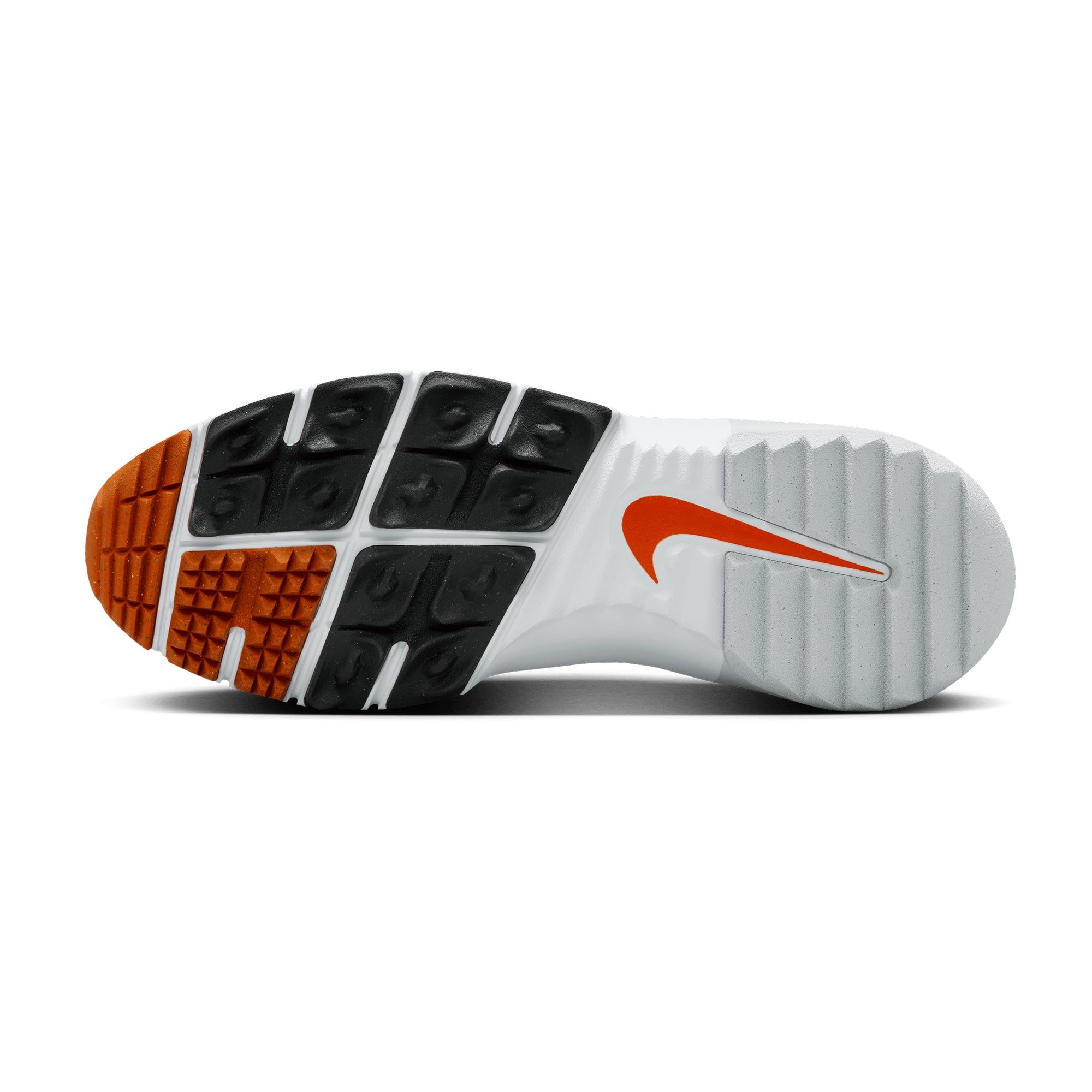 Nike Free Golf Shoes White/Black/Orange 103
