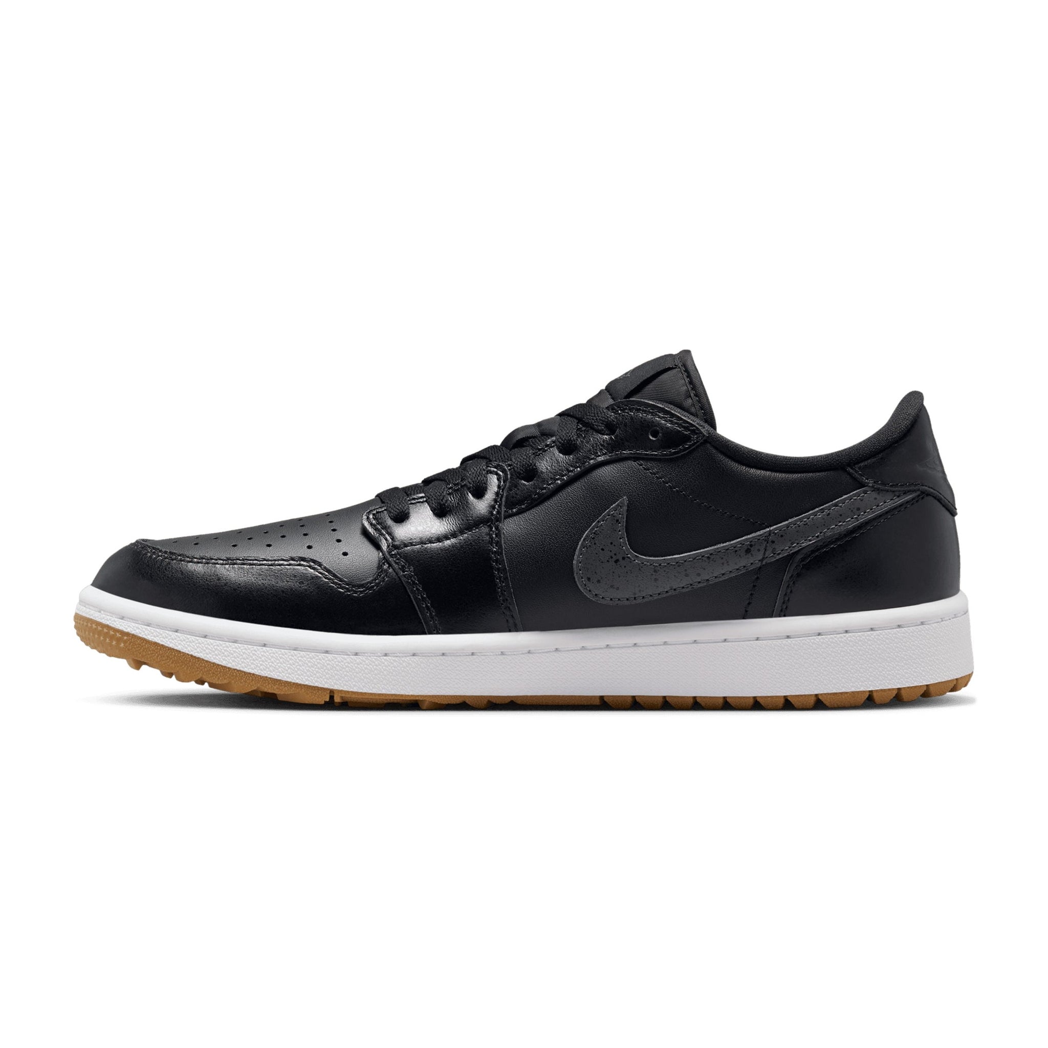Nike Golf Air Jordan 1 Low G Shoes Black/White/Gum 005