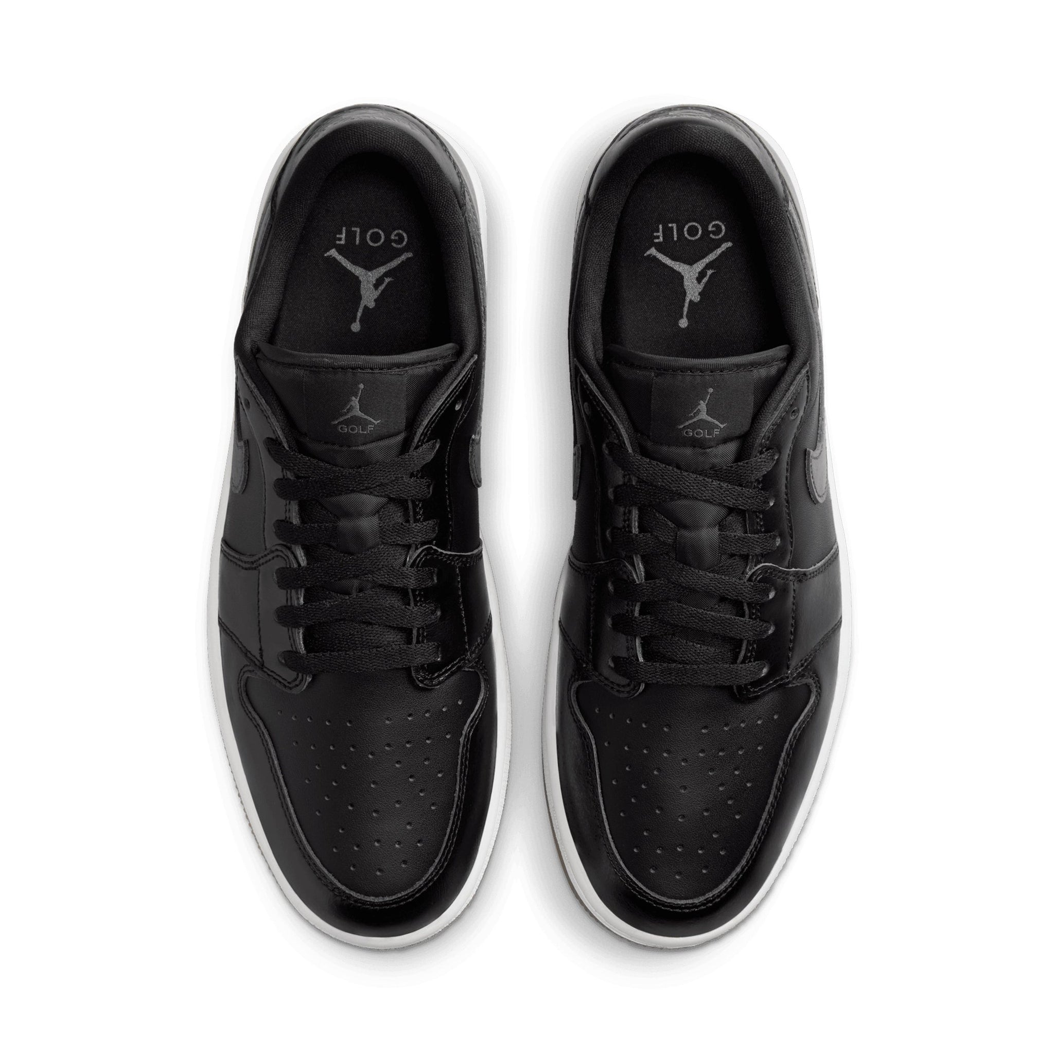 Nike Golf Air Jordan 1 Low G Shoes Black/White/Gum 005