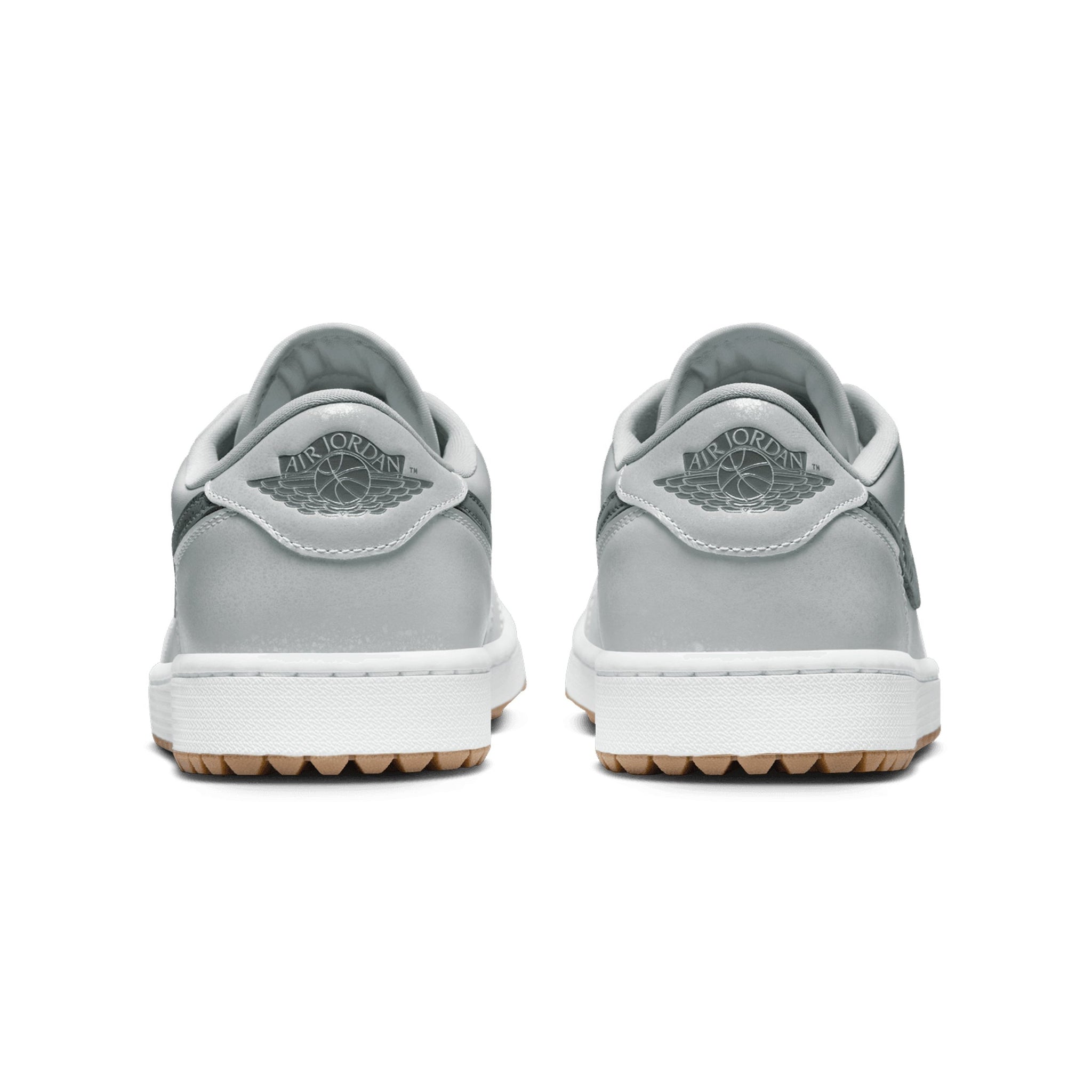 Nike Golf Air Jordan 1 Low G Shoes Wolf Grey/White/Gum 006