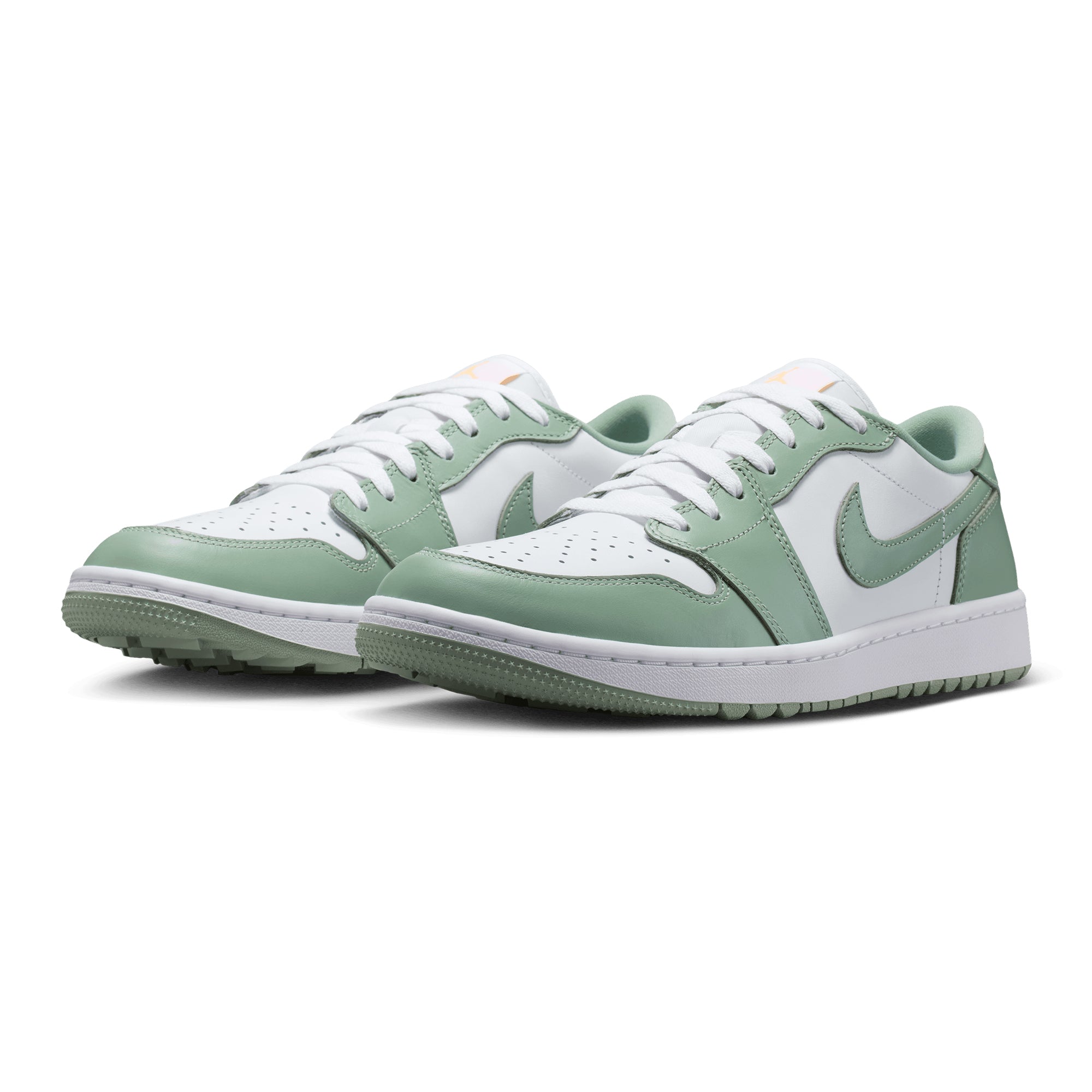 Nike Golf Air Jordan 1 Low G Shoes - Steam/White/Tangerine Tint