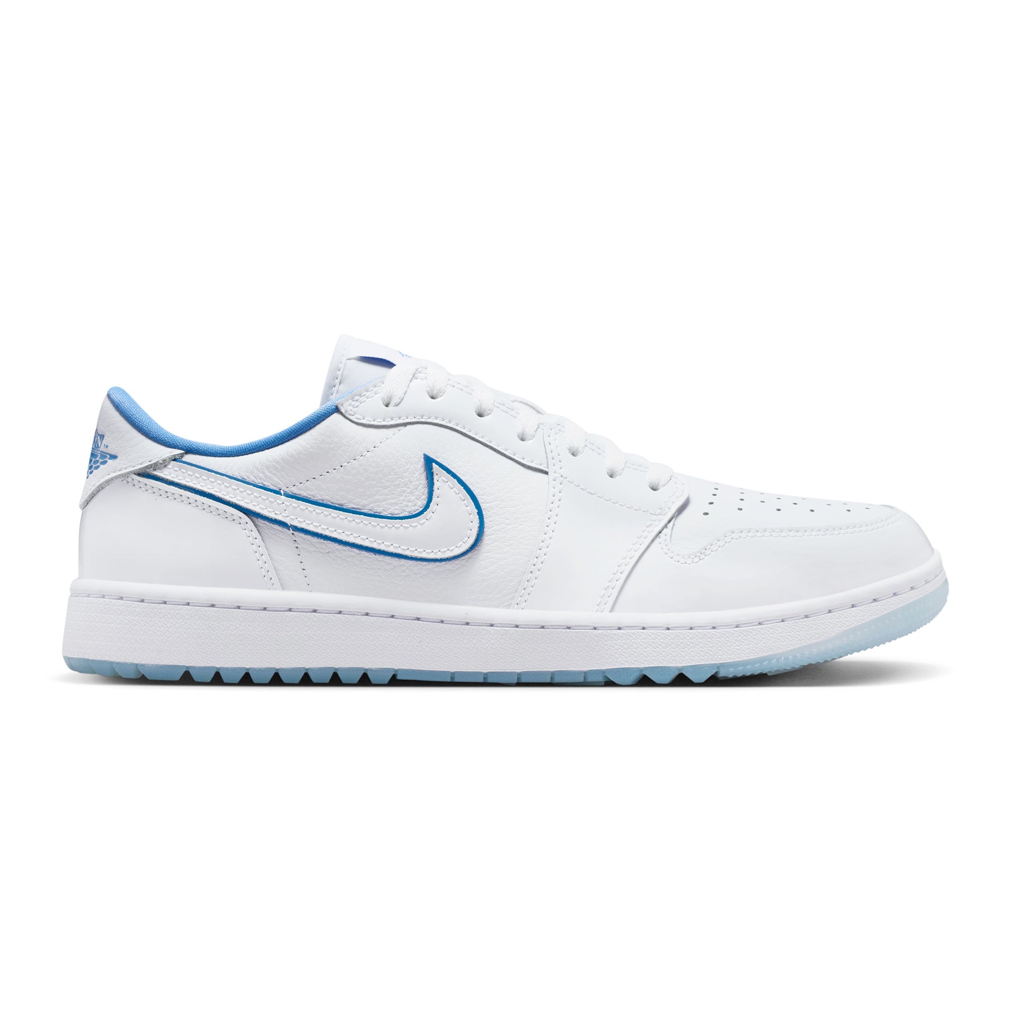 white and blue low jordan 1