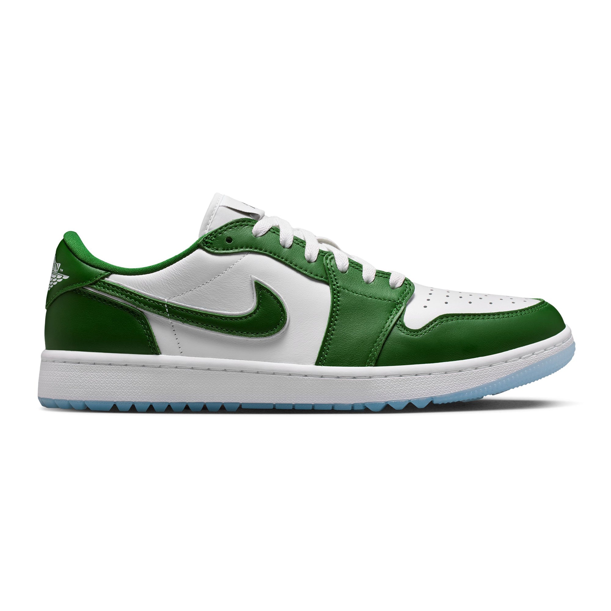 Nike Golf Air Jordan 1 Low G Shoes - Forest Green/White 300