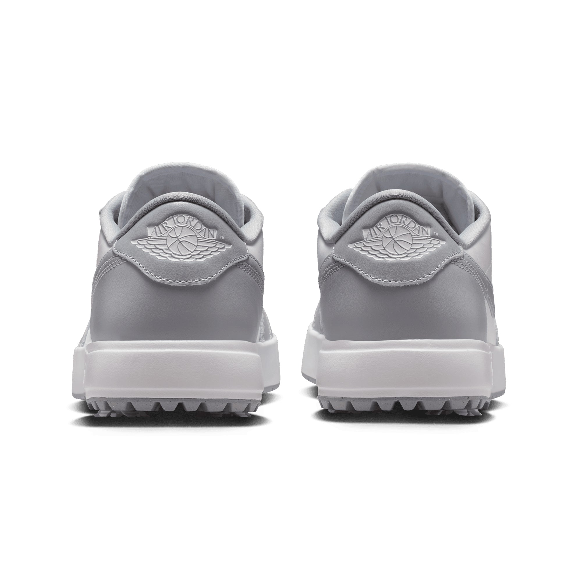 Nike Golf Air Jordan 1 Low G Spiked Shoes - Wolf Grey/White/Wolf