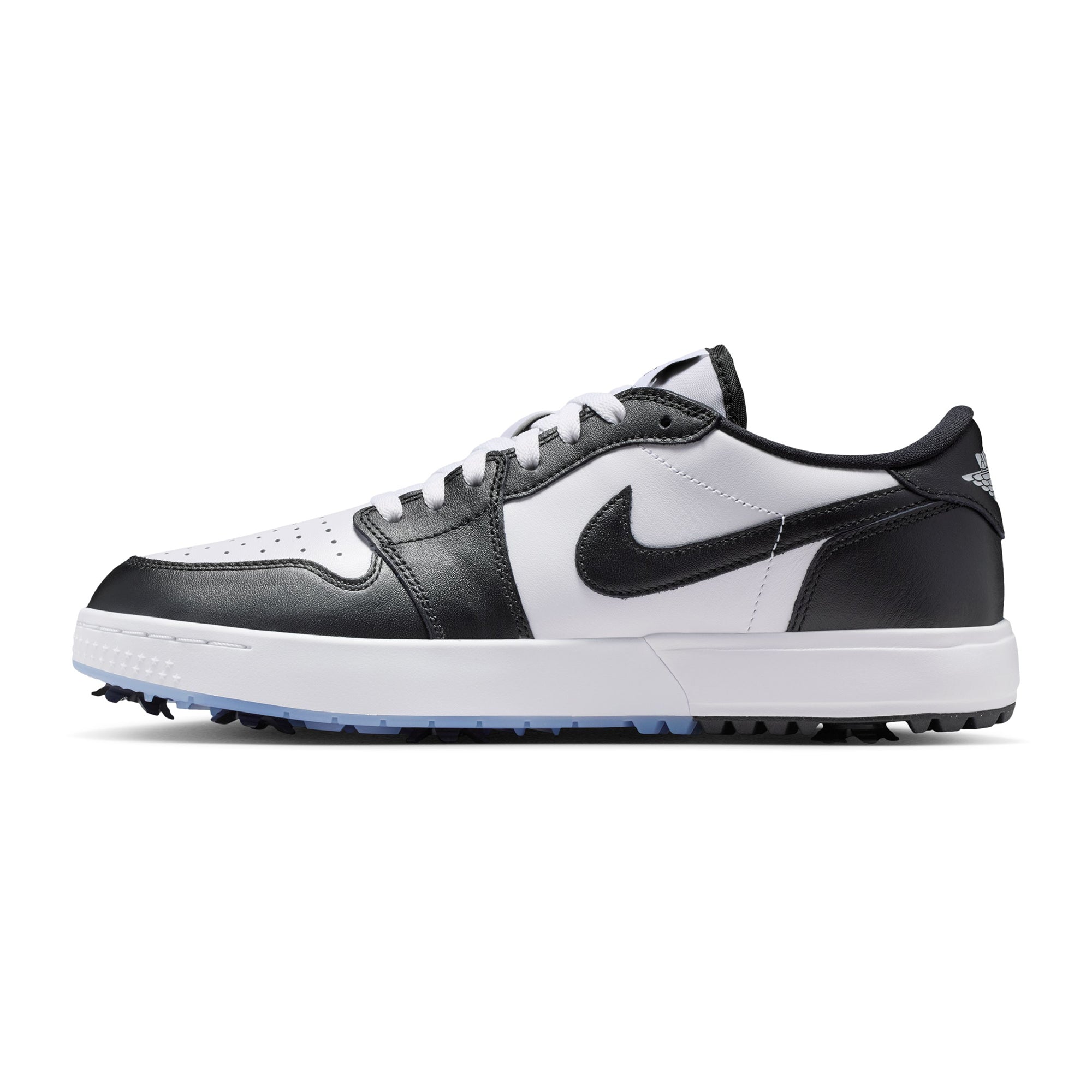 Nike Golf Air Jordan 1 Low G Spiked Shoes - White/Black - IQ3417