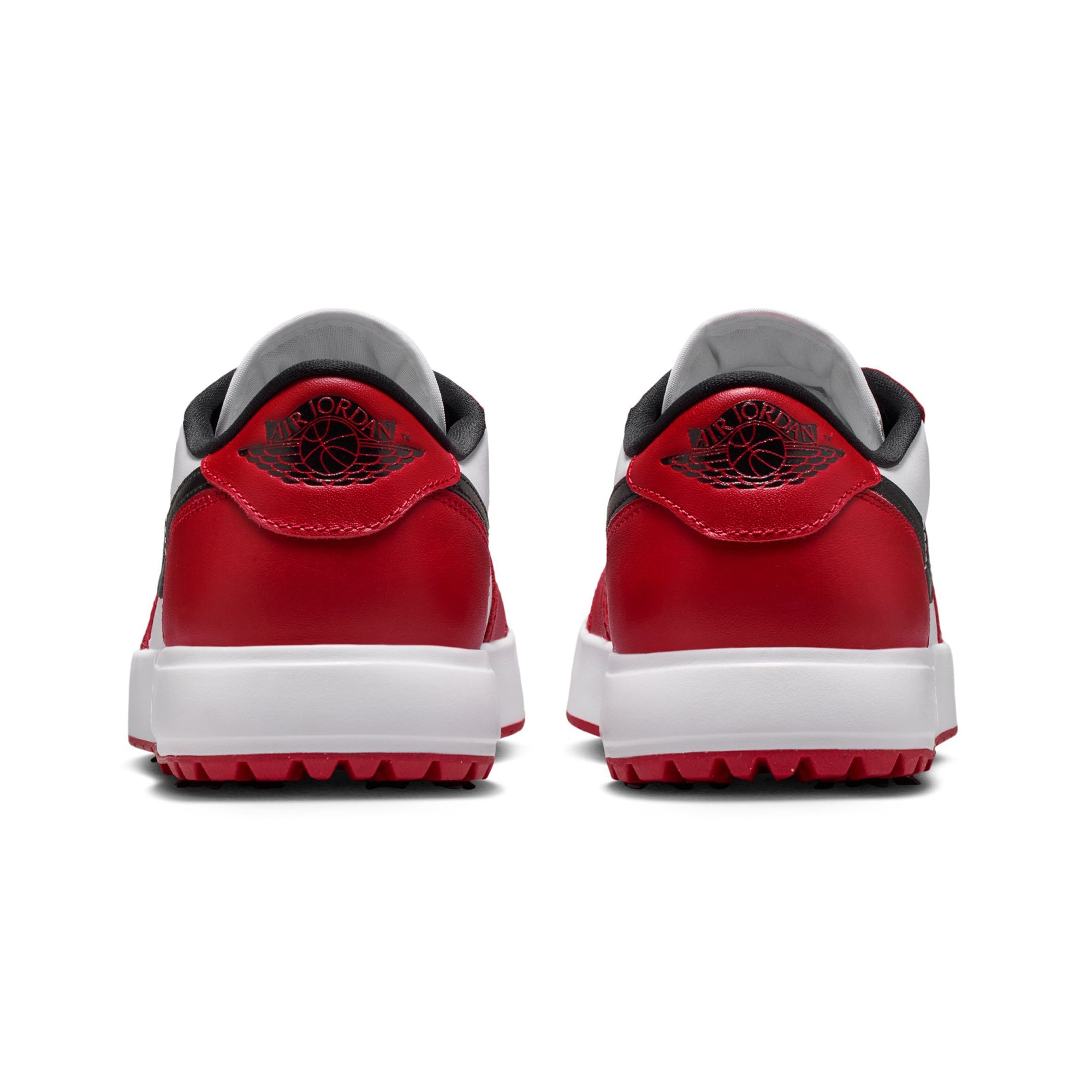Nike Golf Air Jordan 1 Low G Spiked Shoes - Varsity Red/Black