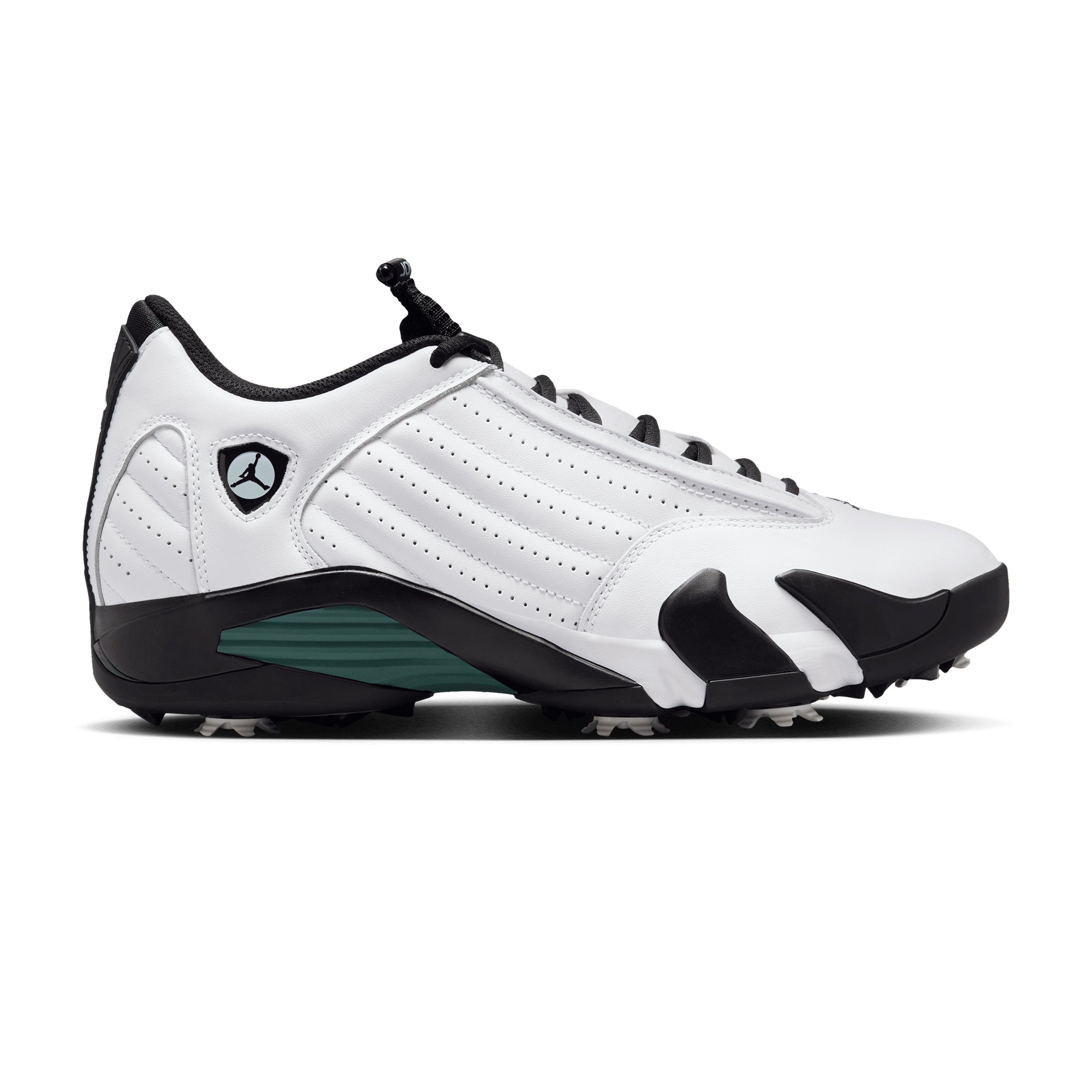 Nike Golf Air Jordan 14 G Shoes White/Green/Black 100