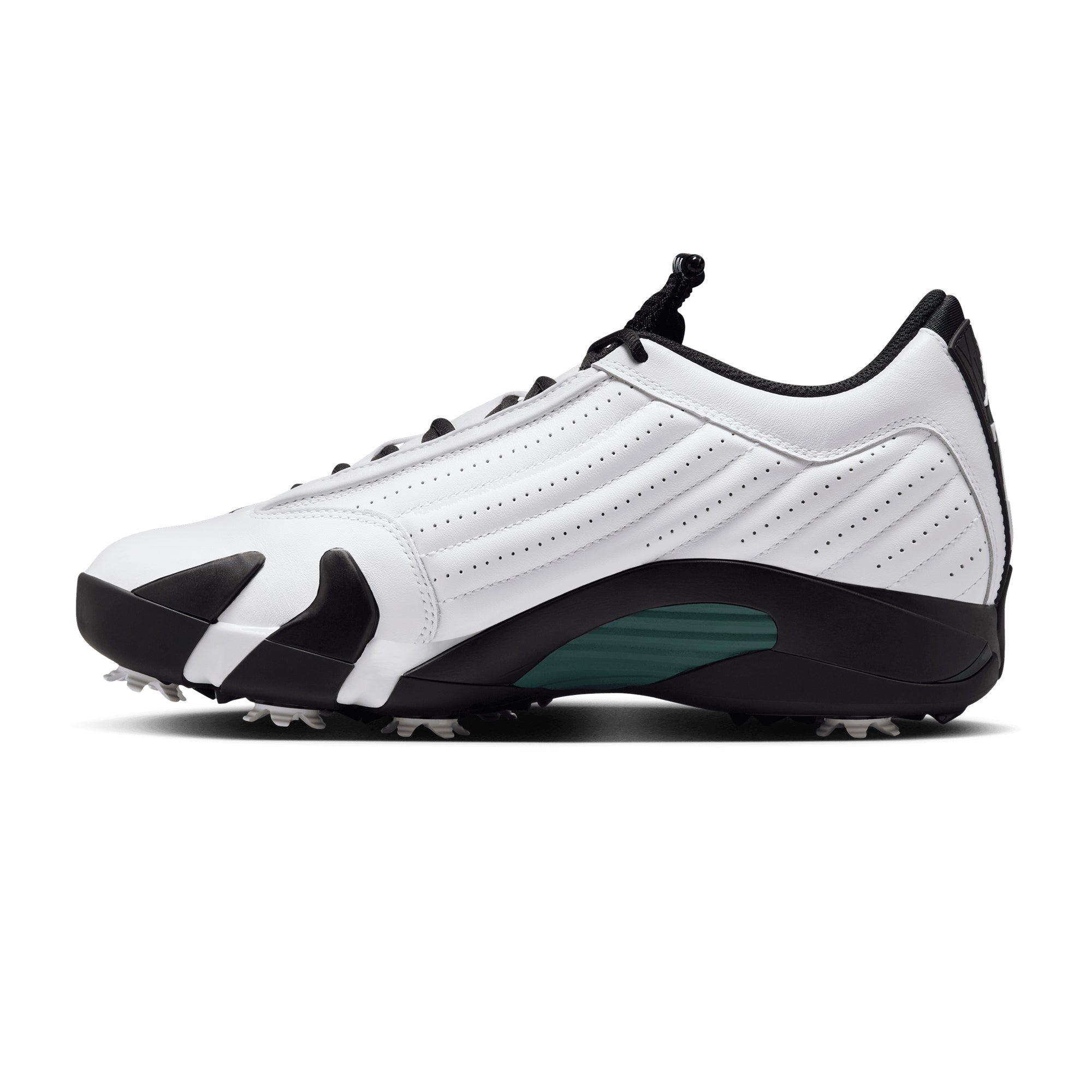 Nike Golf Air Jordan 14 G Shoes White/Green/Black 100