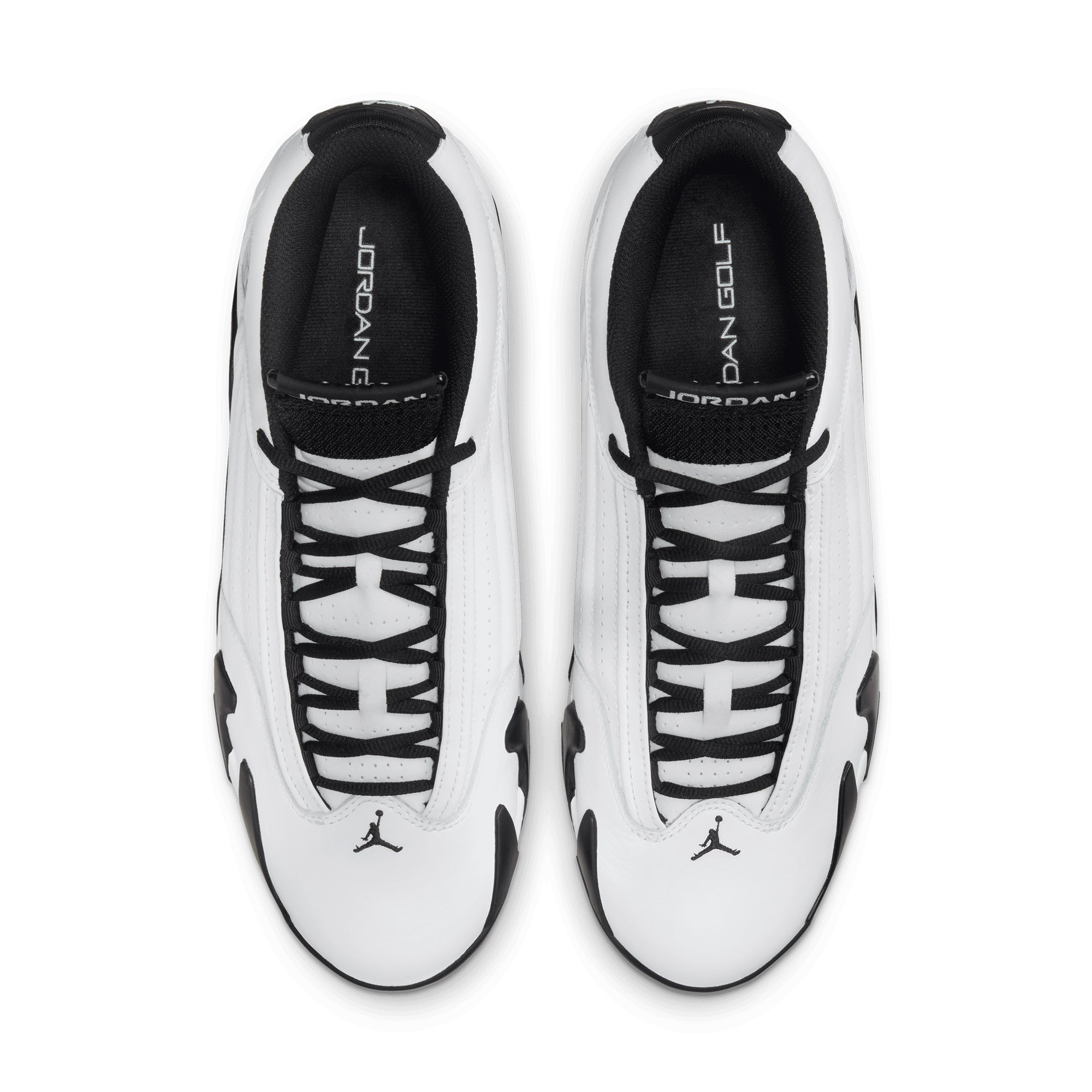 Nike Golf Air Jordan 14 G Shoes - White/Green/Black 100
