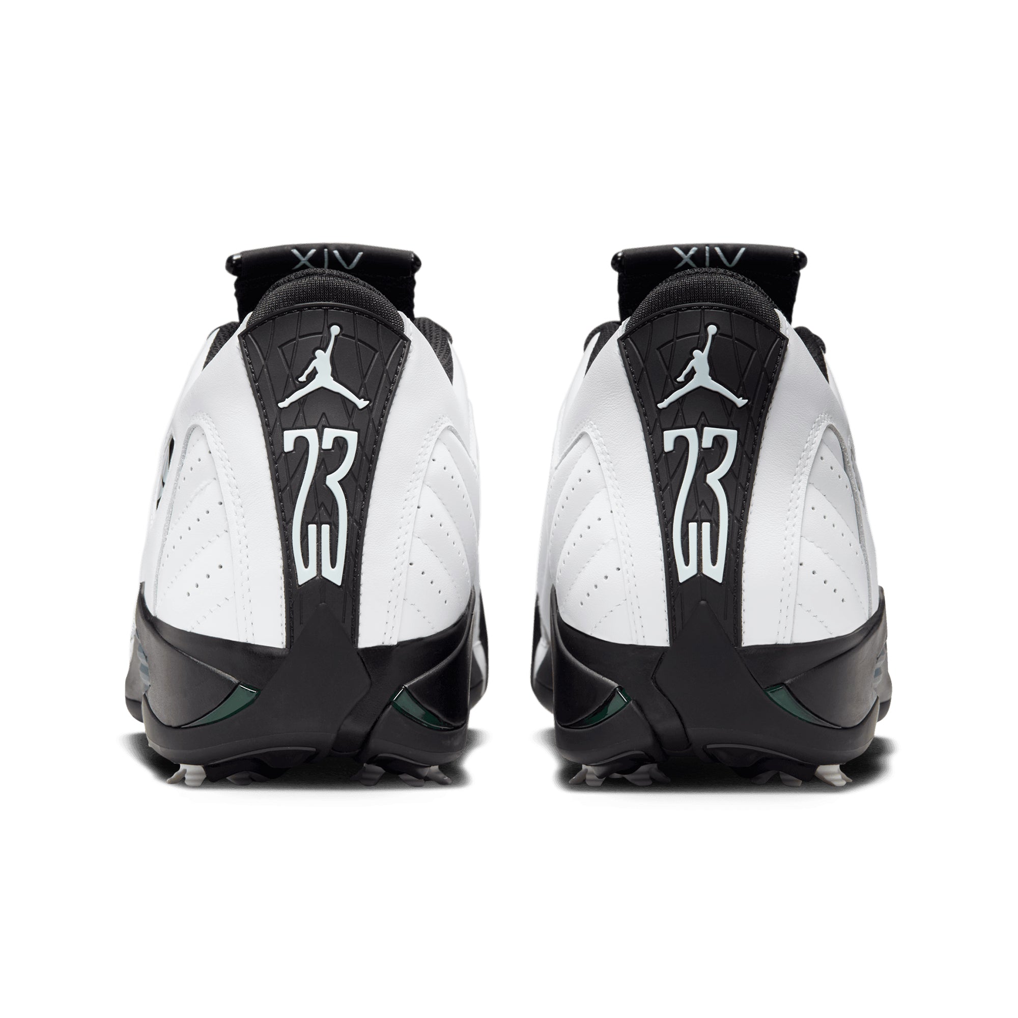 Nike Golf Air Jordan 14 G Shoes White/Green/Black 100