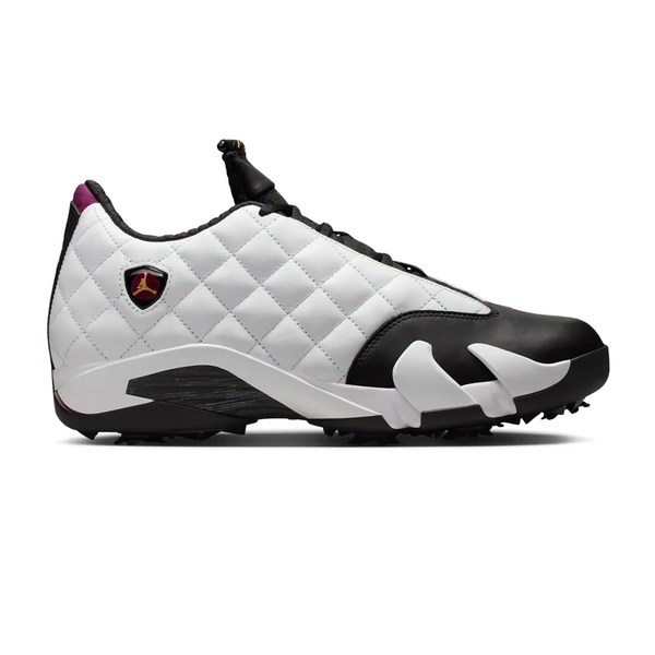 Nike Golf Air Jordan 14 G Shoes - White/Bordeaux/Black 100