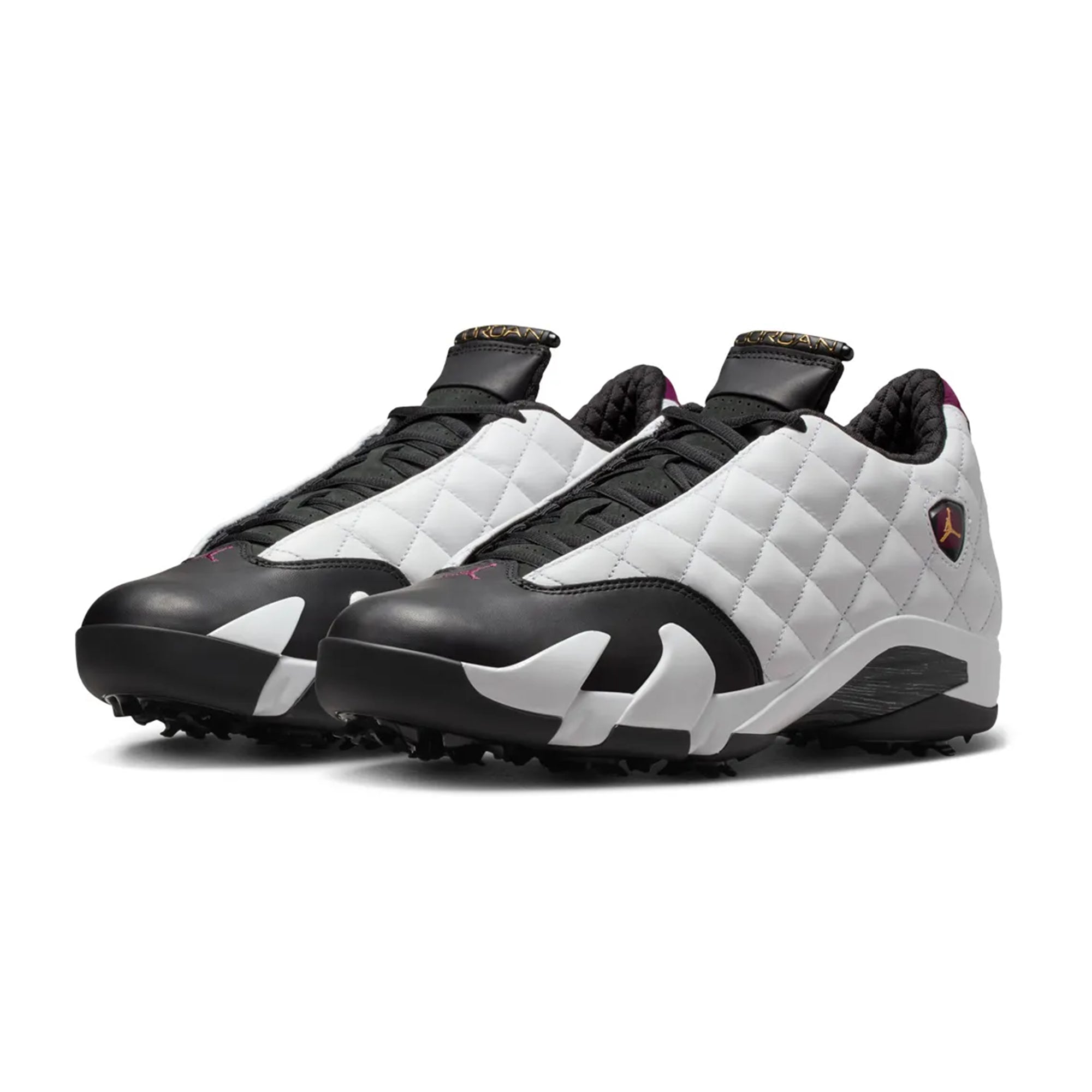 Nike Golf Air Jordan 14 G Shoes - White/Bordeaux/Black 100