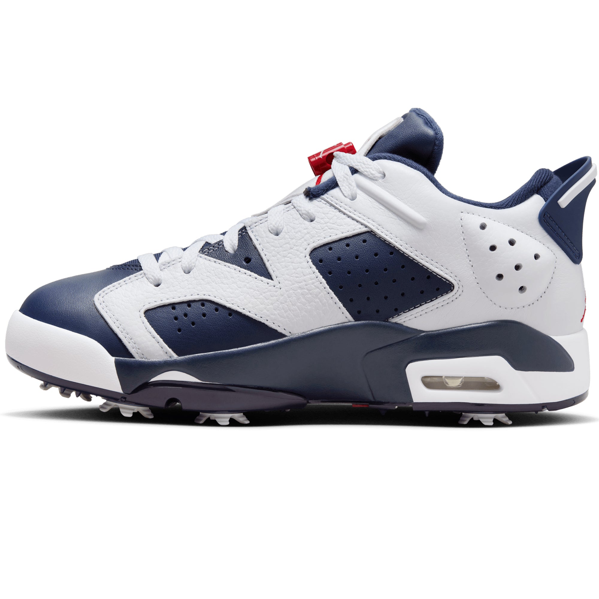 Nike Golf Air Jordan 6 Retro Golf Shoes DV1376 White Midnight Navy