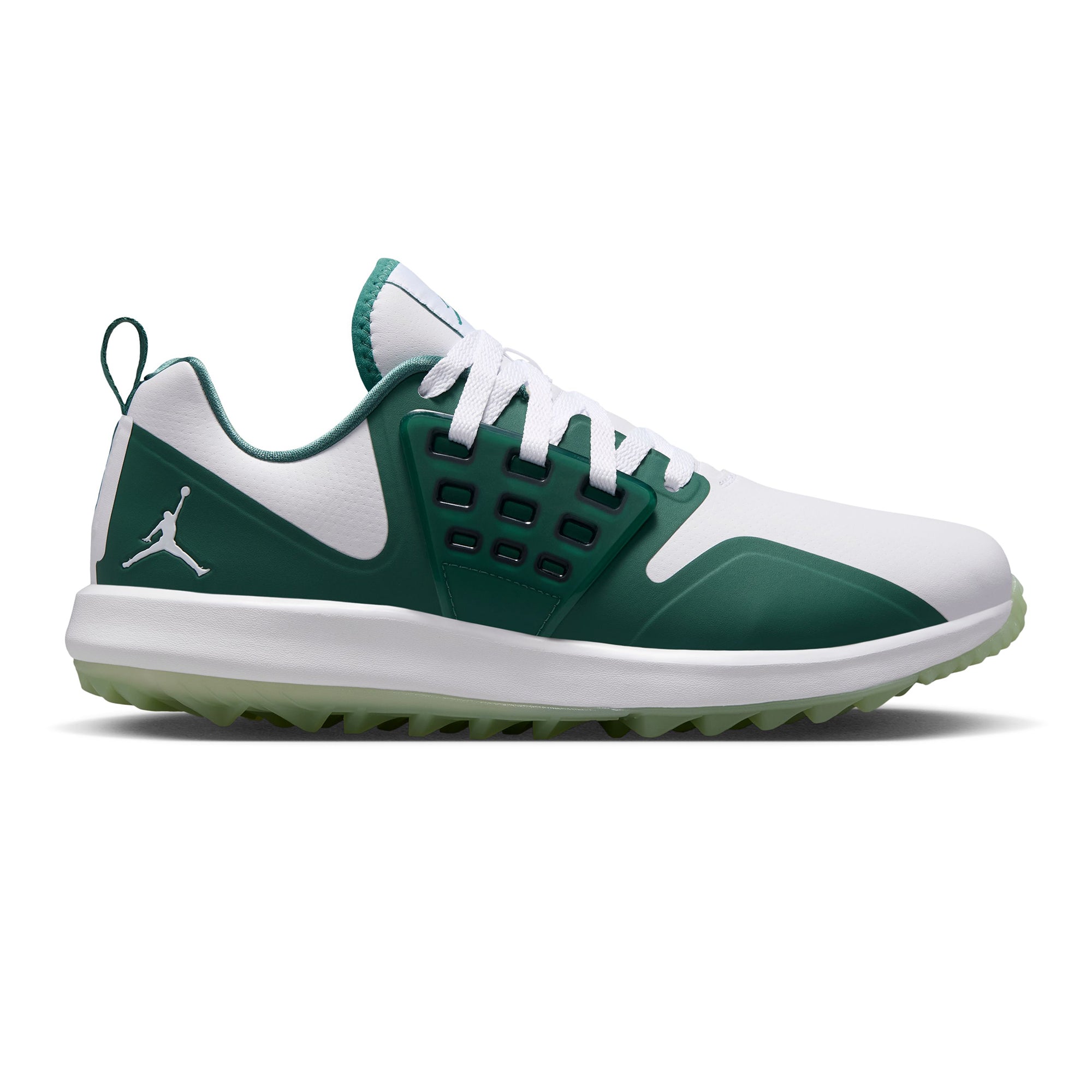 Nike Golf Air Jordan Grind G Shoes - White/White/Midnight Navy 100