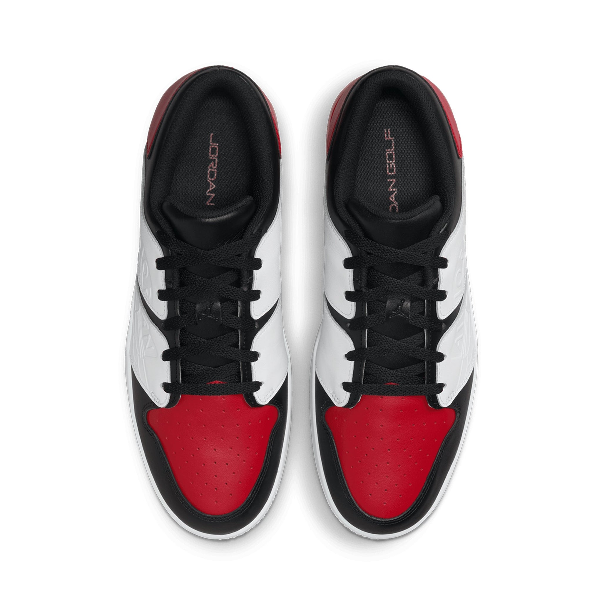 Nike Golf Air Jordan NU Retro 1 G Shoes Black/White/Uni Red 001
