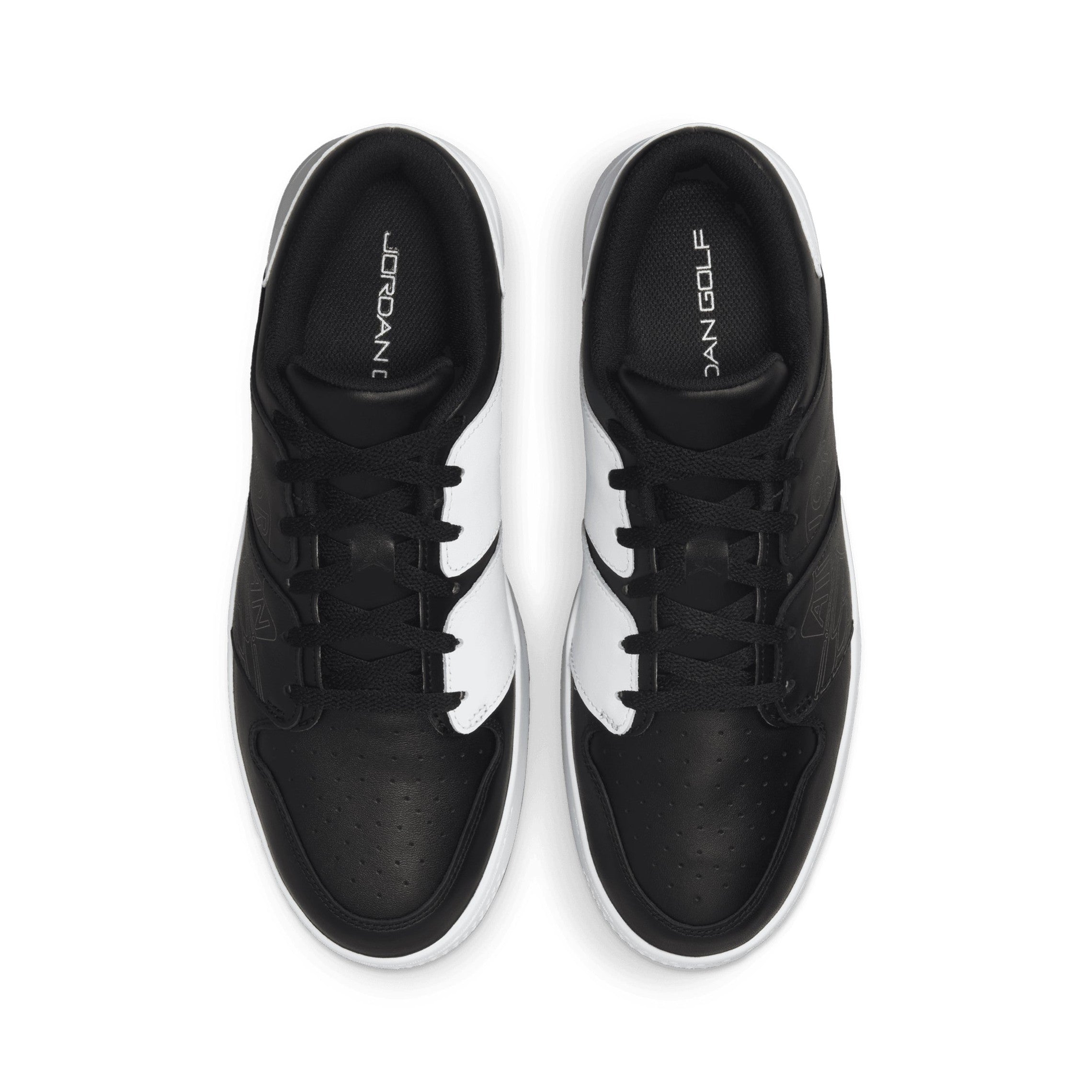Nike Golf Air Jordan NU Retro 1 G Shoes - Black/White/Grey 003