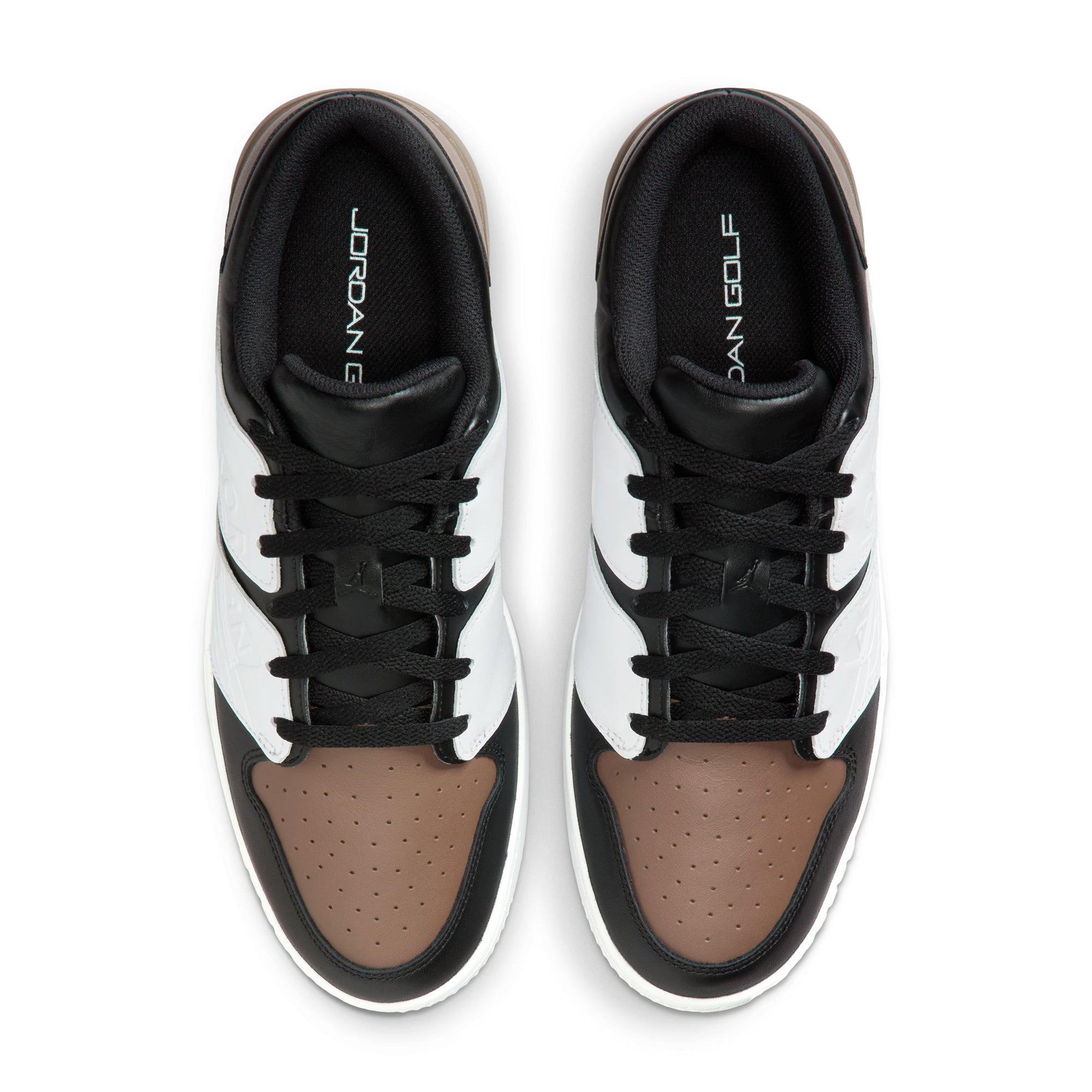 Nike Golf Air Jordan NU Retro 1 G Shoes - Black/White/Palomino 005