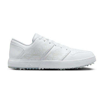 Nike Golf Air Jordan NU Retro 1 G Shoes White/Platinum/Blue 100