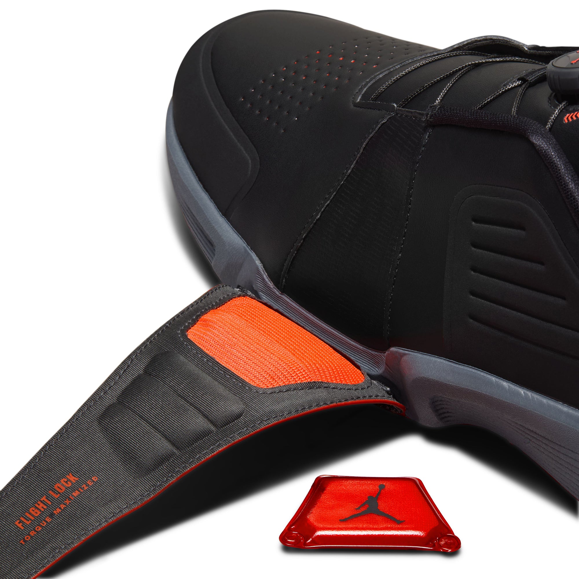 Nike Golf Air Jordan Rev Shoes - Black/Infrared/Flint 001 - FV6338